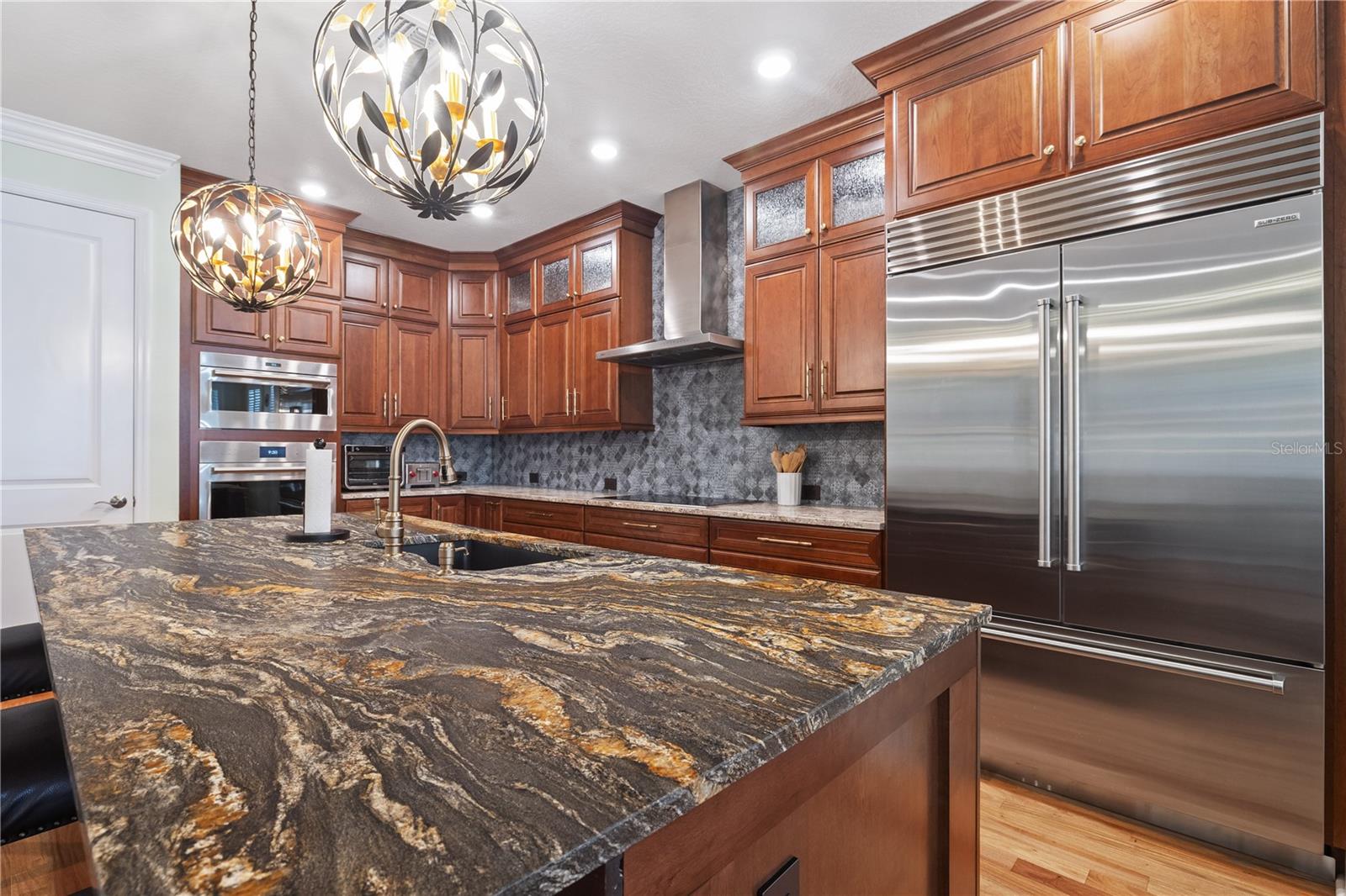 Leather Granite Counter