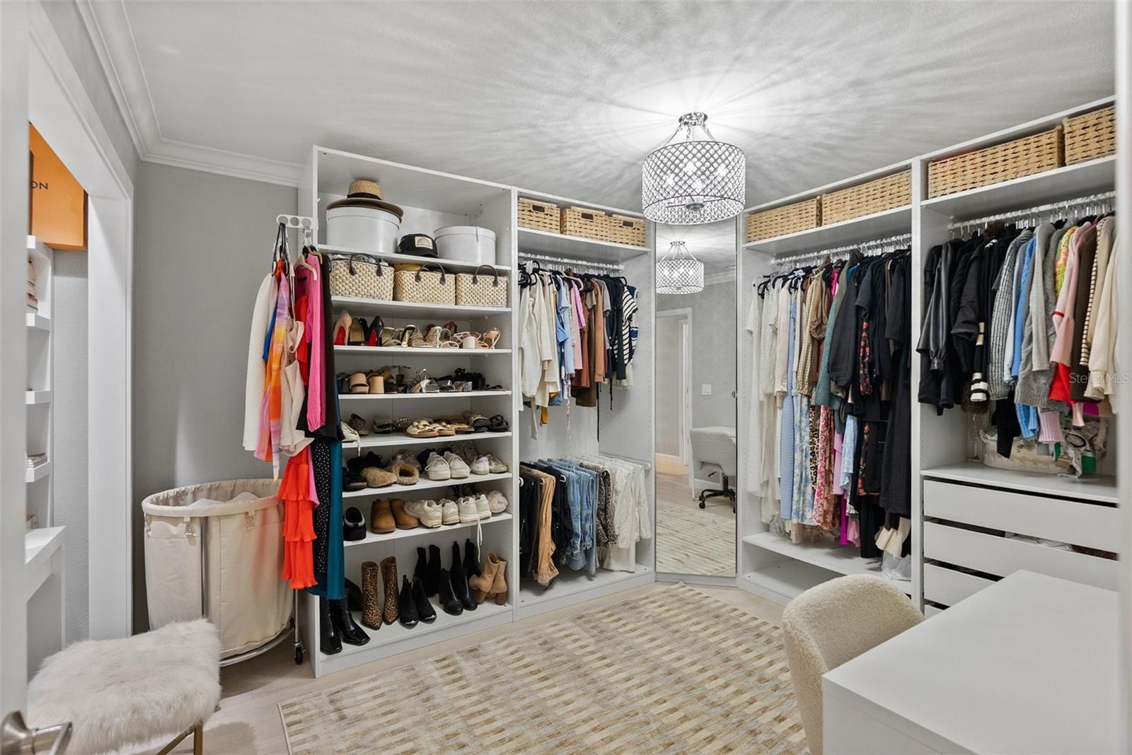 Bedroom 3 converted to large walk in closet