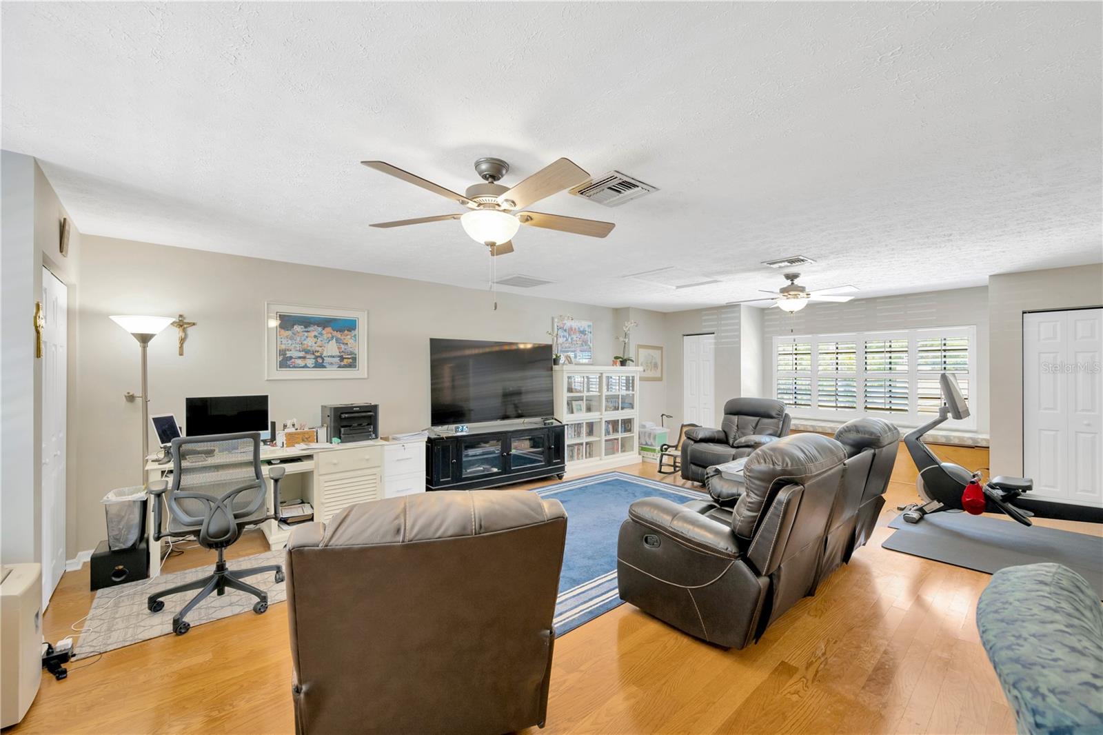 The entire family will enjoy this large flex space.