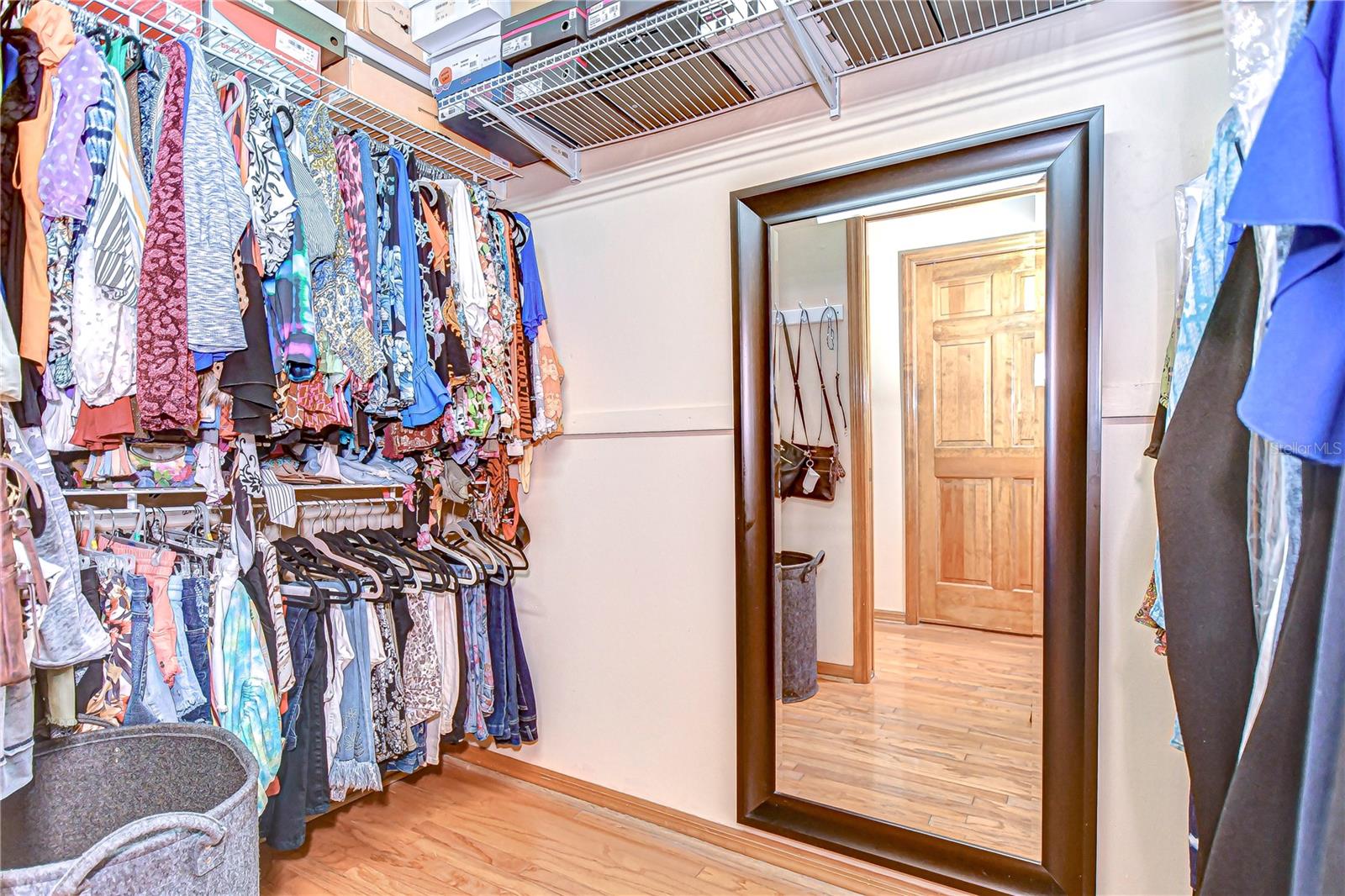 Spacious closets!