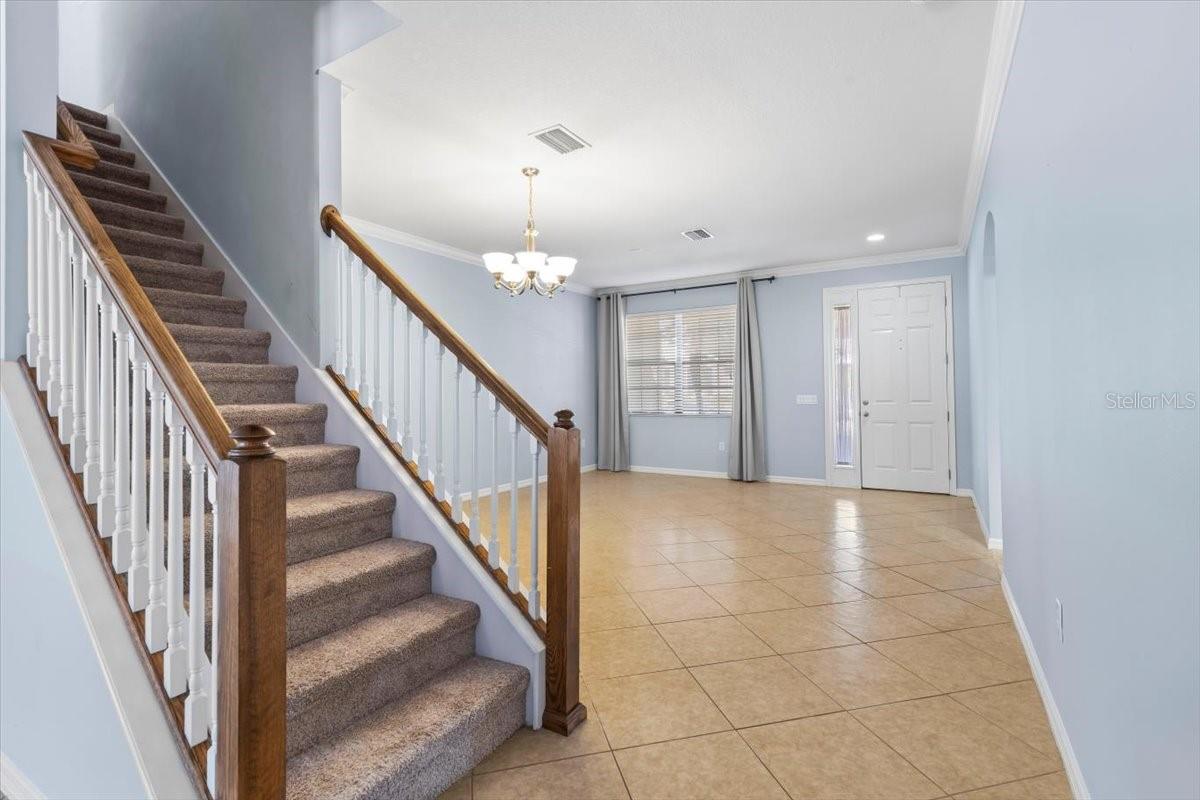 Staircase To Second Floor Loft Area.