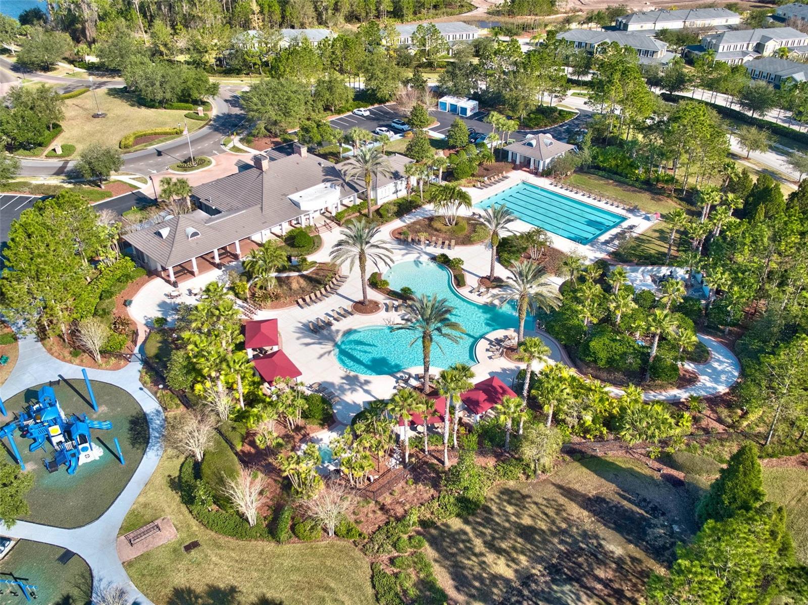Aerial Of Community