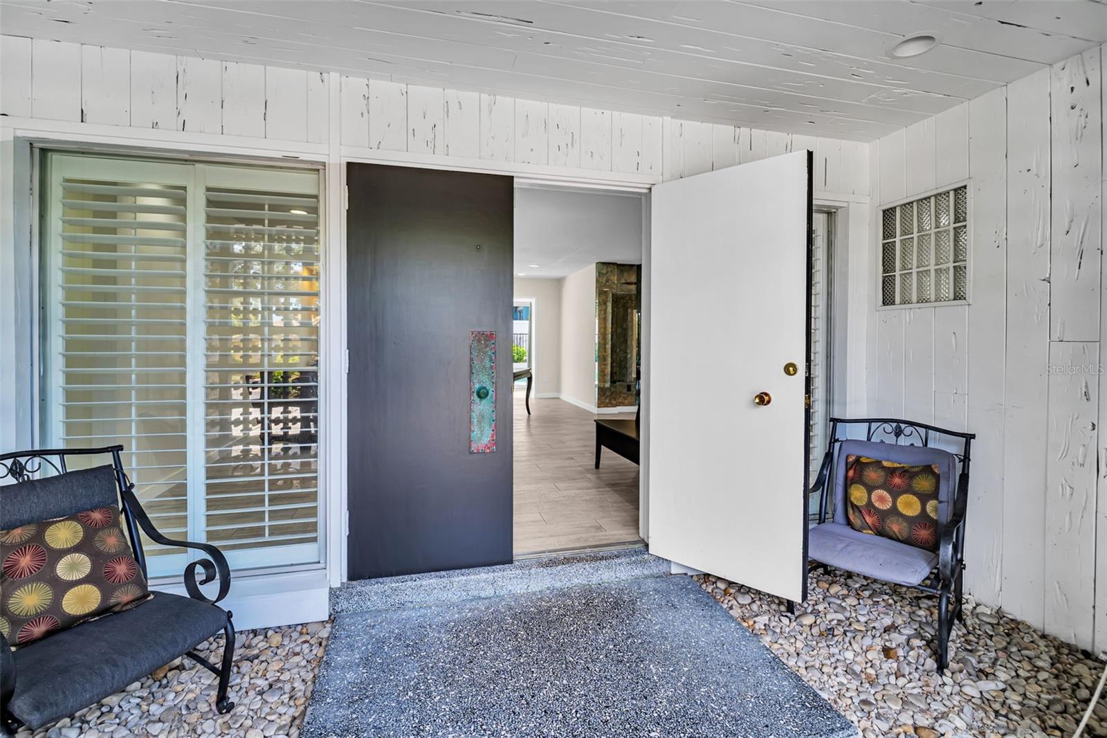 Back entrance off kitchen