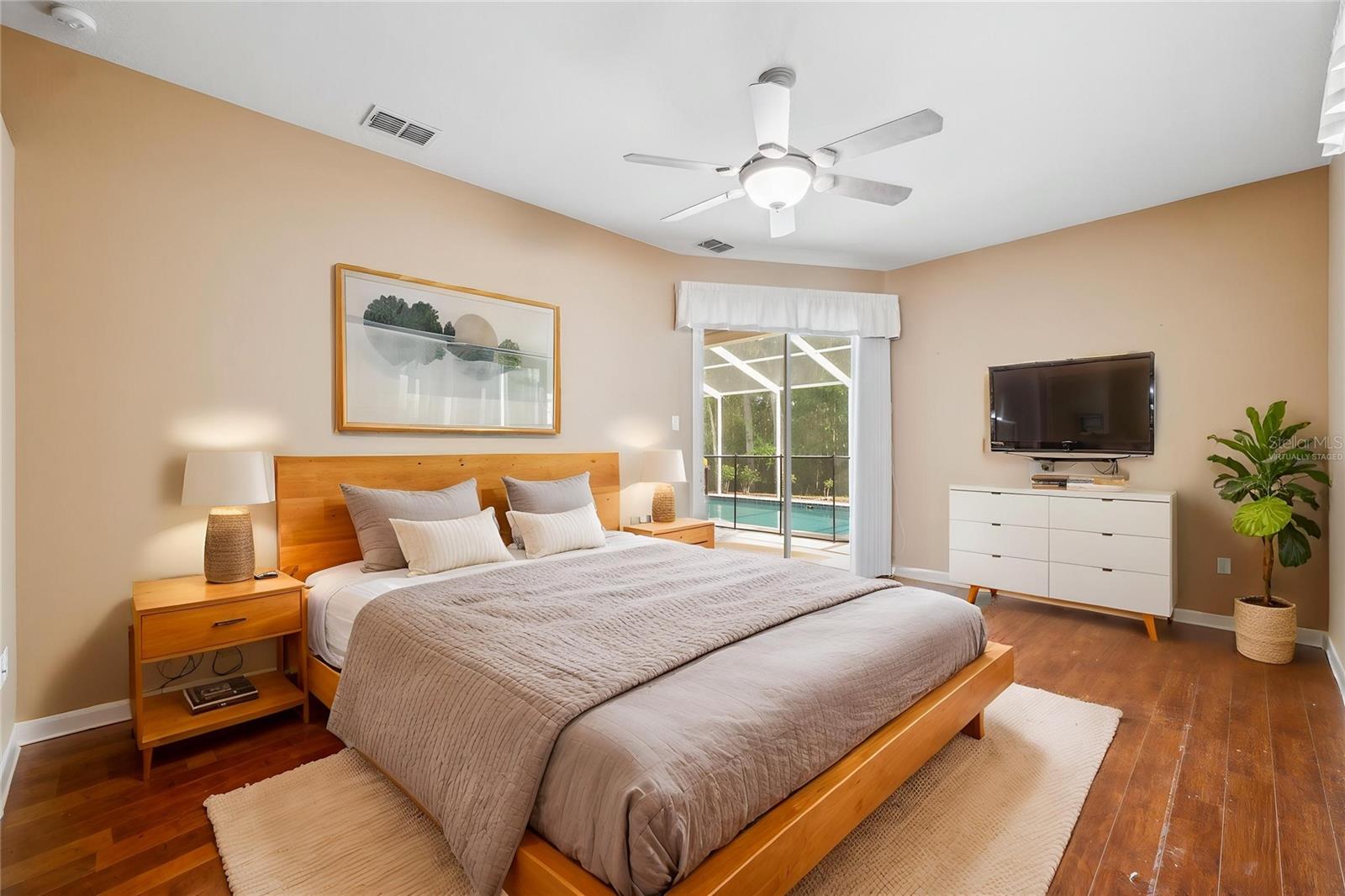 Primary Bedroom Virtually Staged