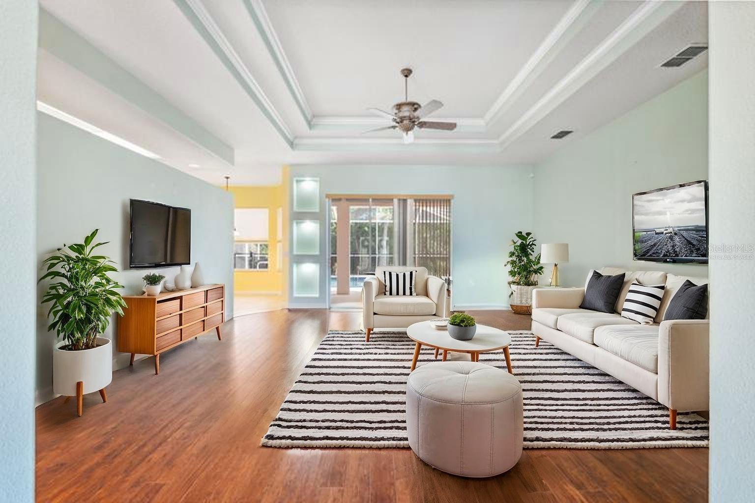 Living Room Virtually Staged