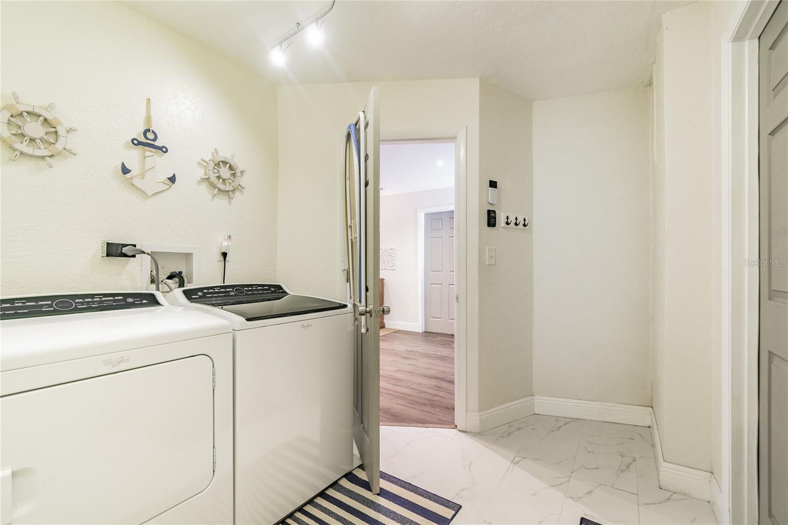 Laundry Room - Washer and Dryer will convey