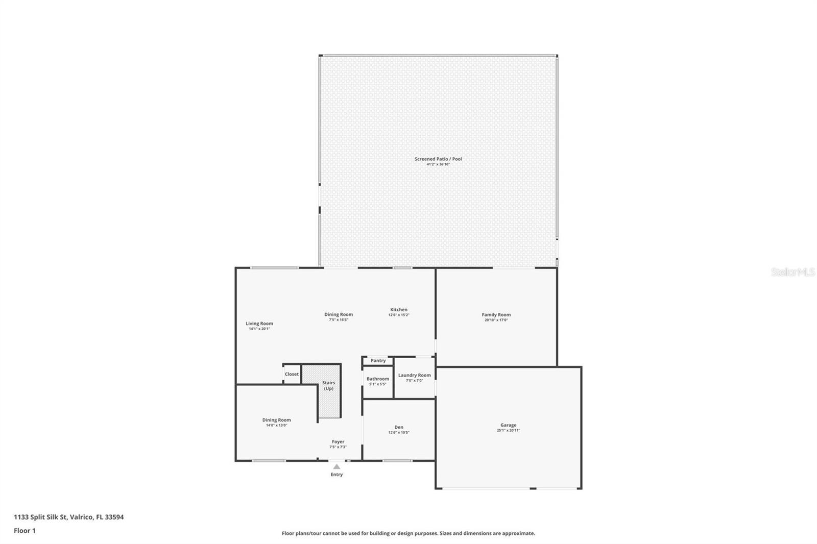 First Level......3-car Garage......and massive back patio and pool!
