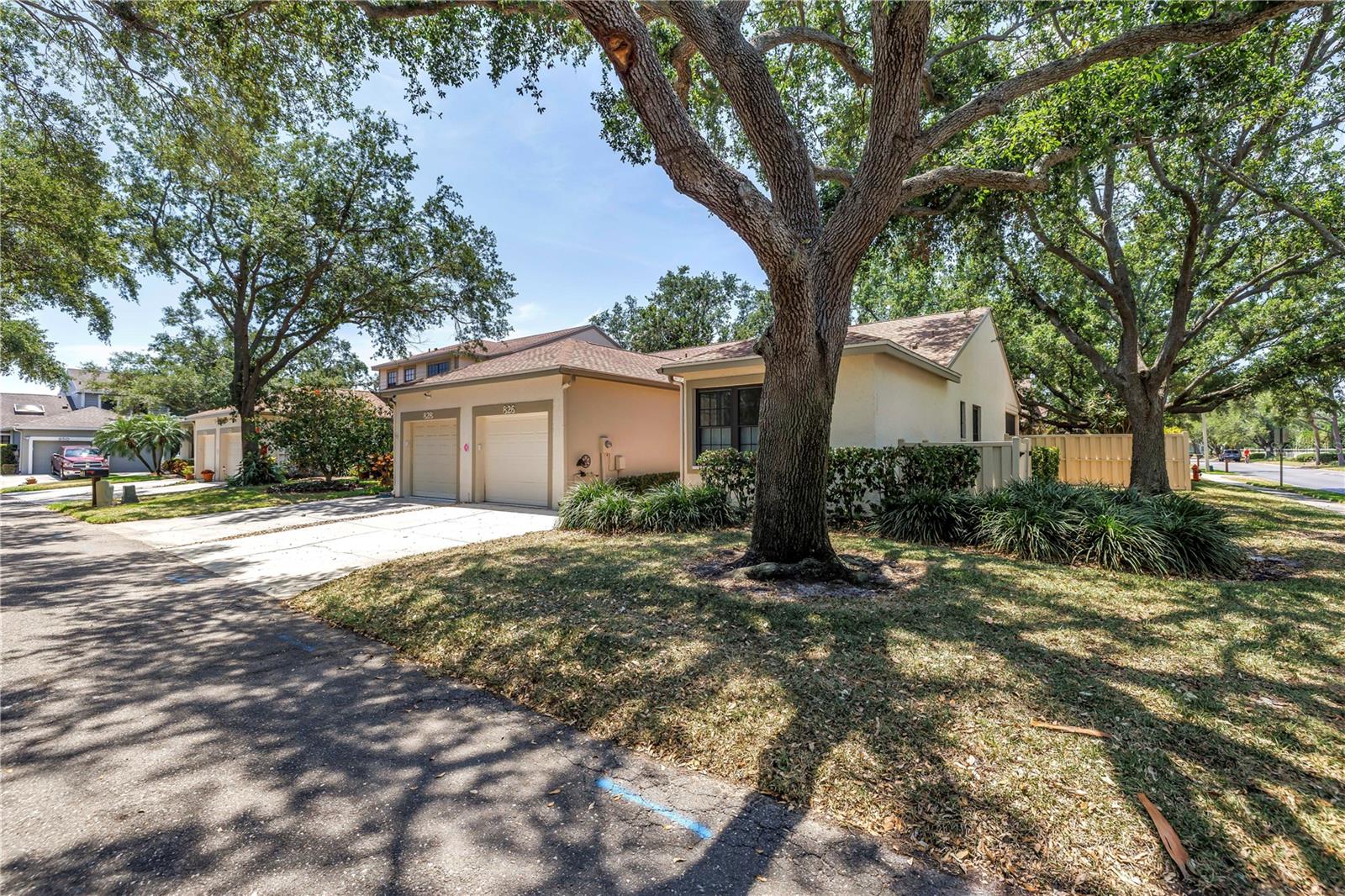 End Unit Location, on Shady Oversized Lot