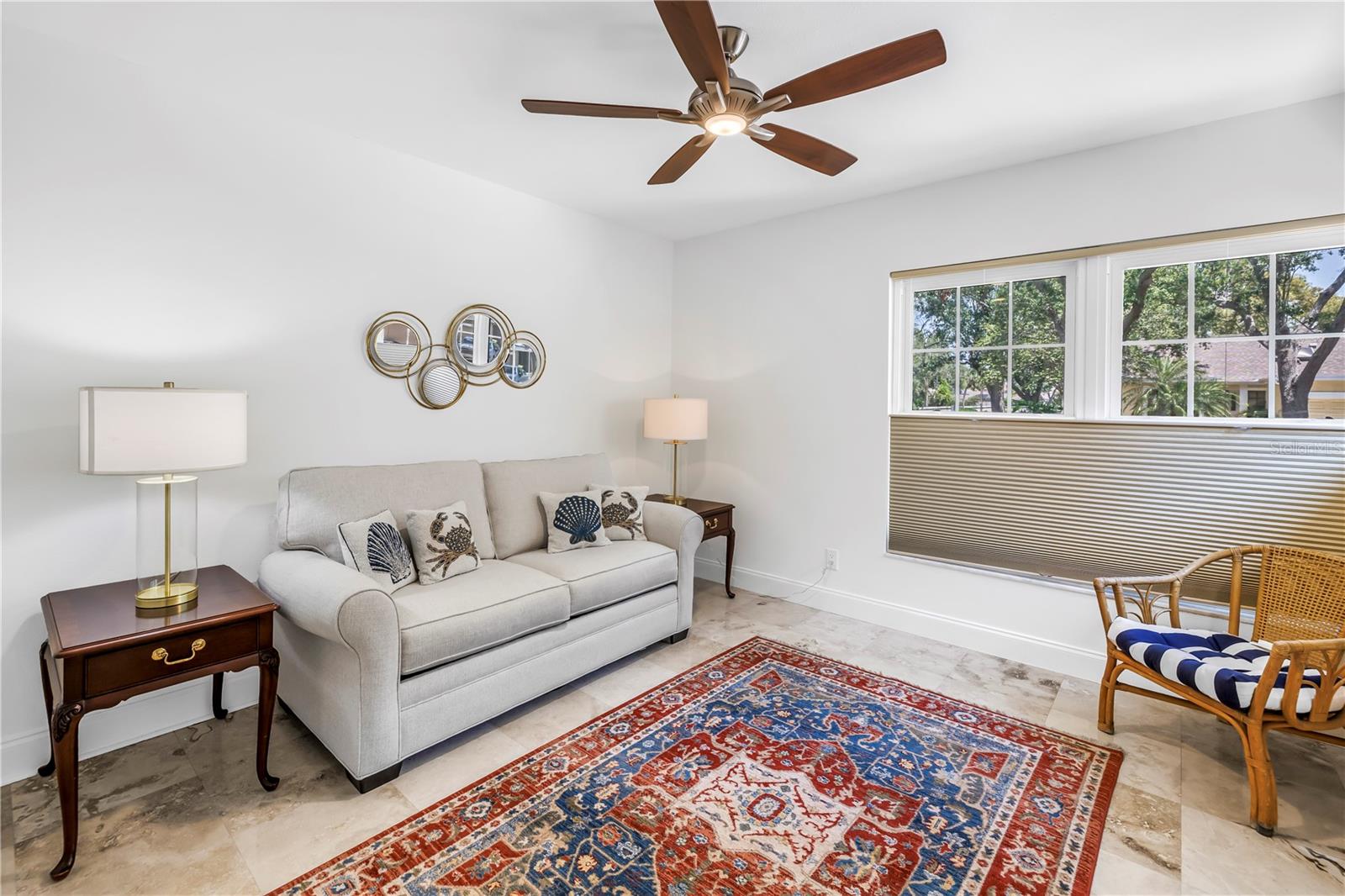 Front Bedroom has great light and blinds for privacy