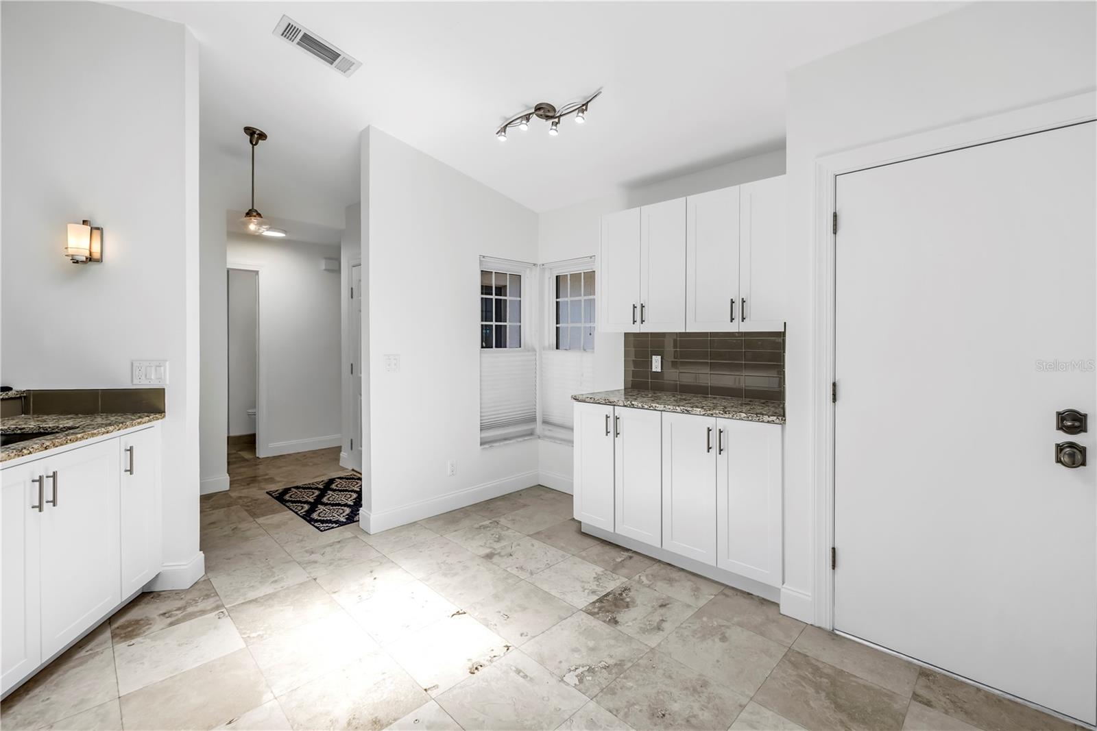 Additional Storage and Granite counter for hors d'oeuvres
