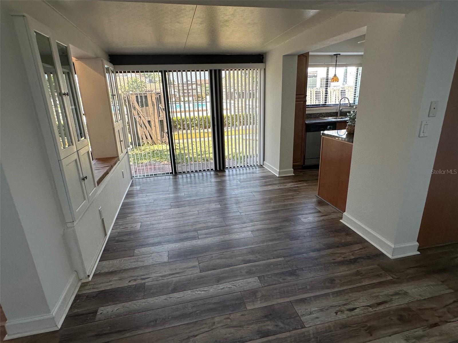 Dining Room and Kitchen from Living Room