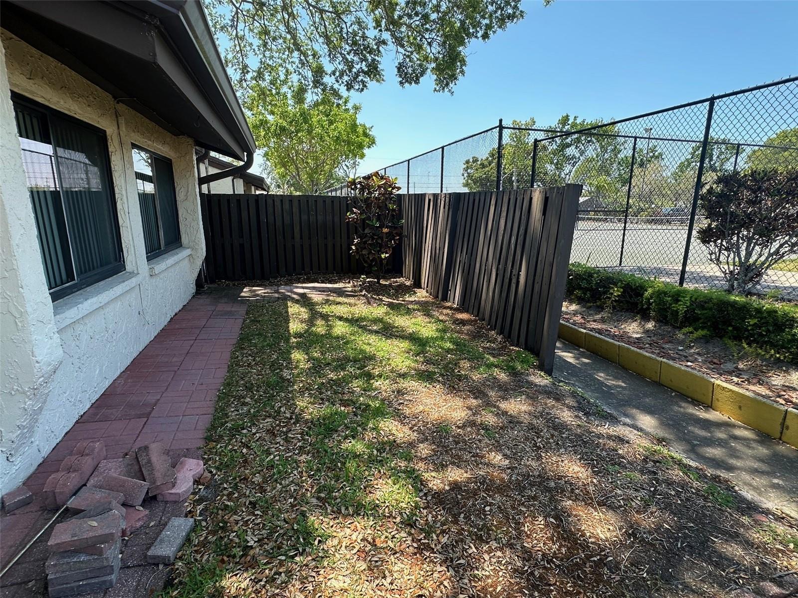 Fenced Yard Area (Fence is being replaced by HOA).
