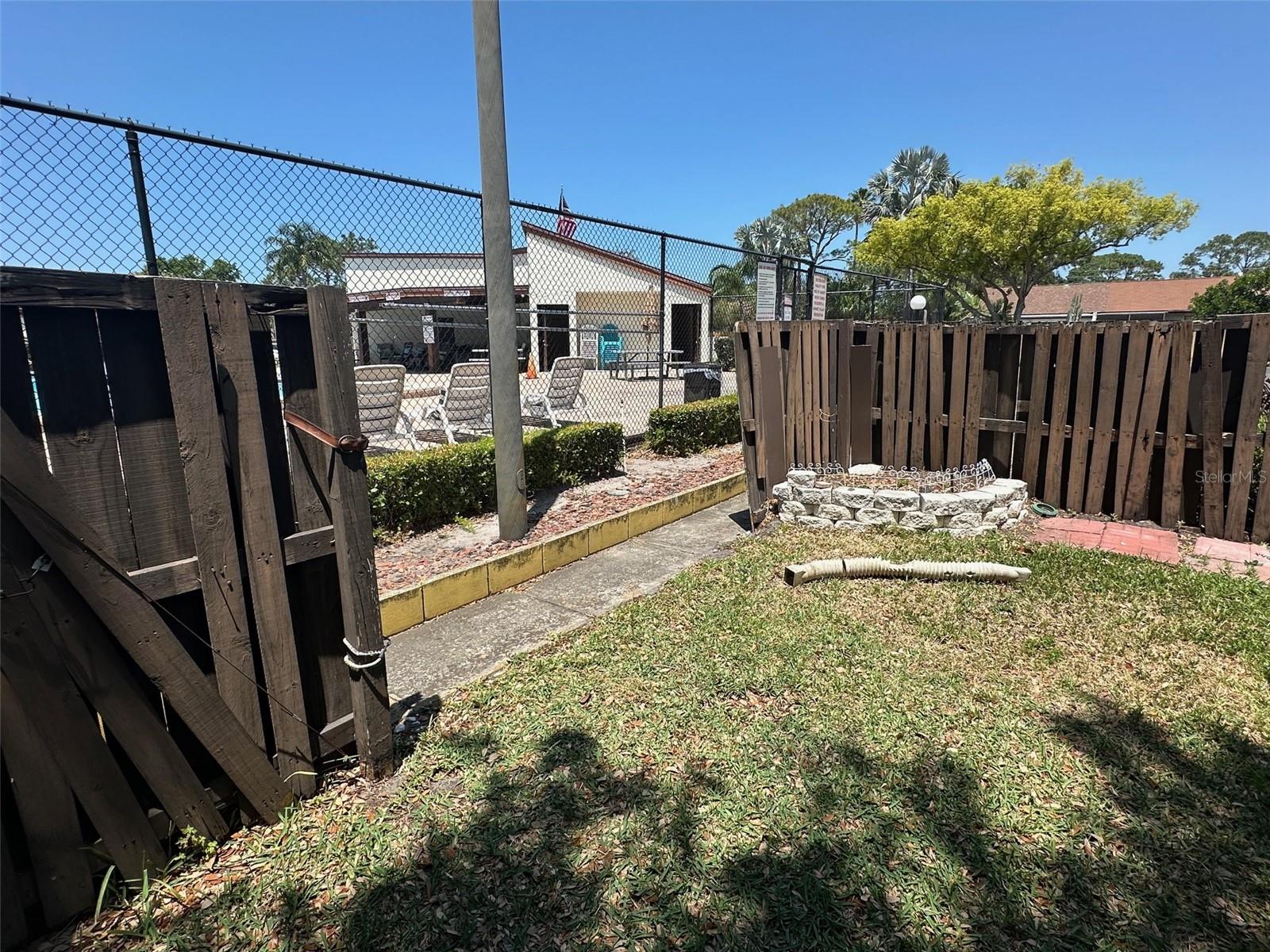 Fenced Yard Area (Fence is being replaced by HOA).