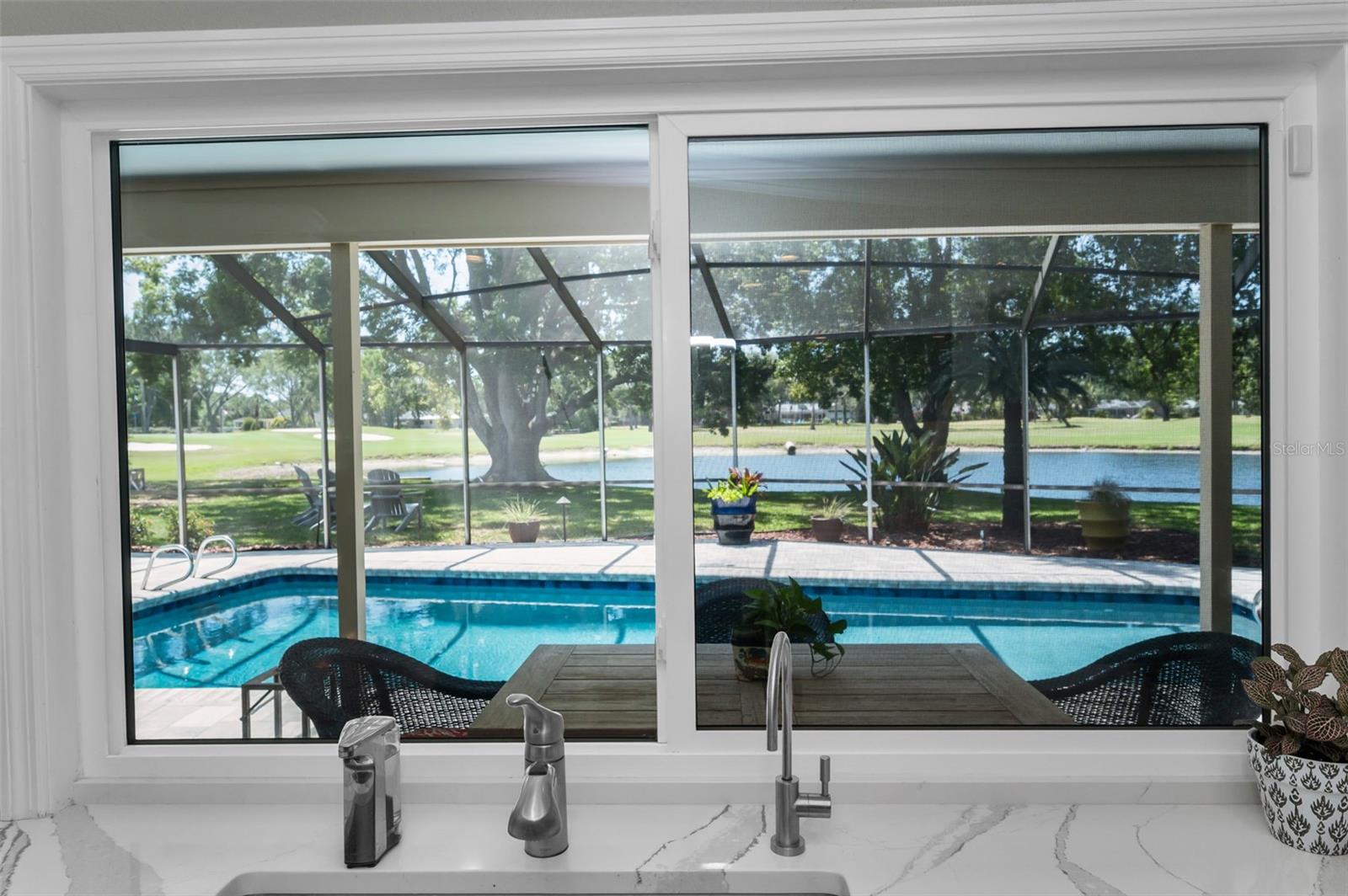 Do the dishes and enjoy the view!