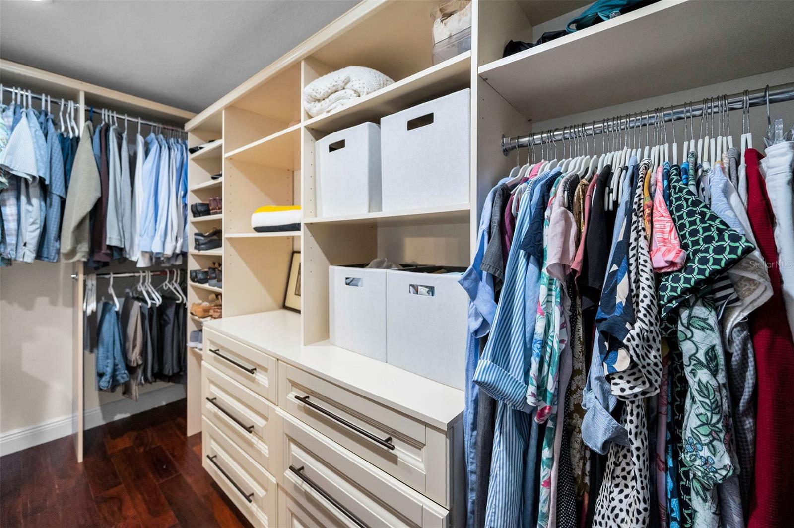View toward door from closet