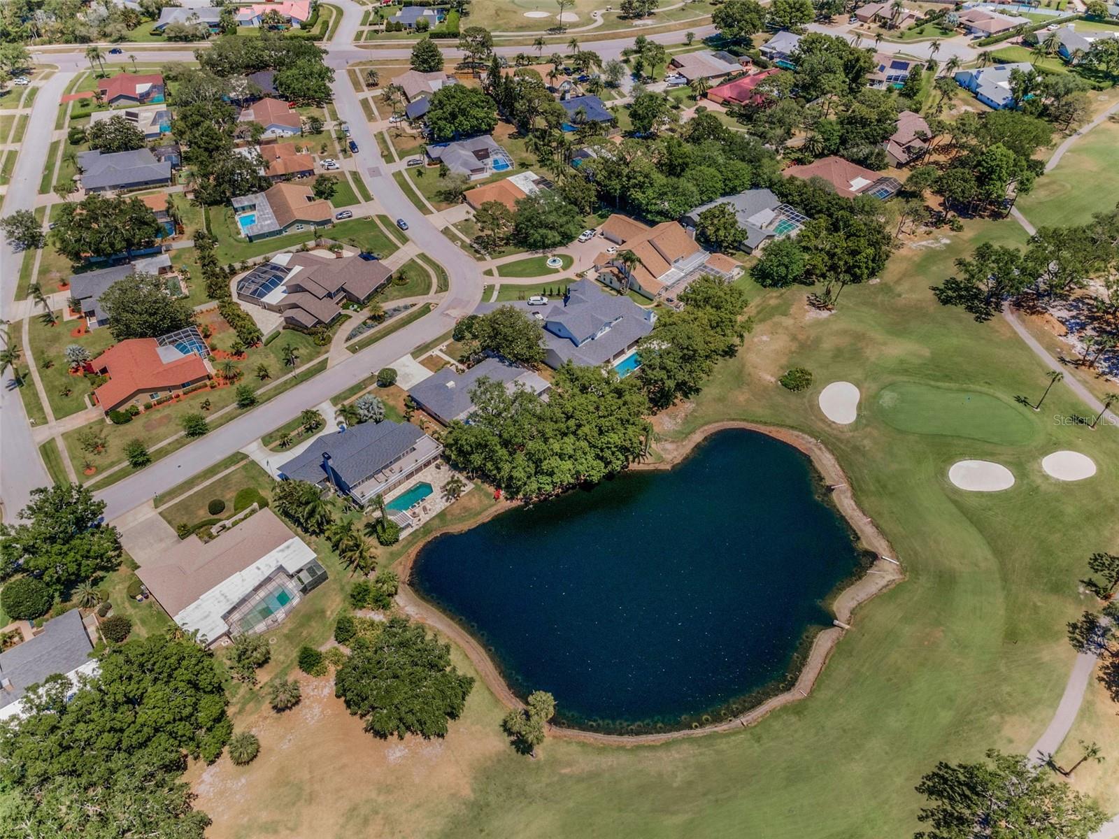 Aerial view of Pine #1 on Countryside Country Club
