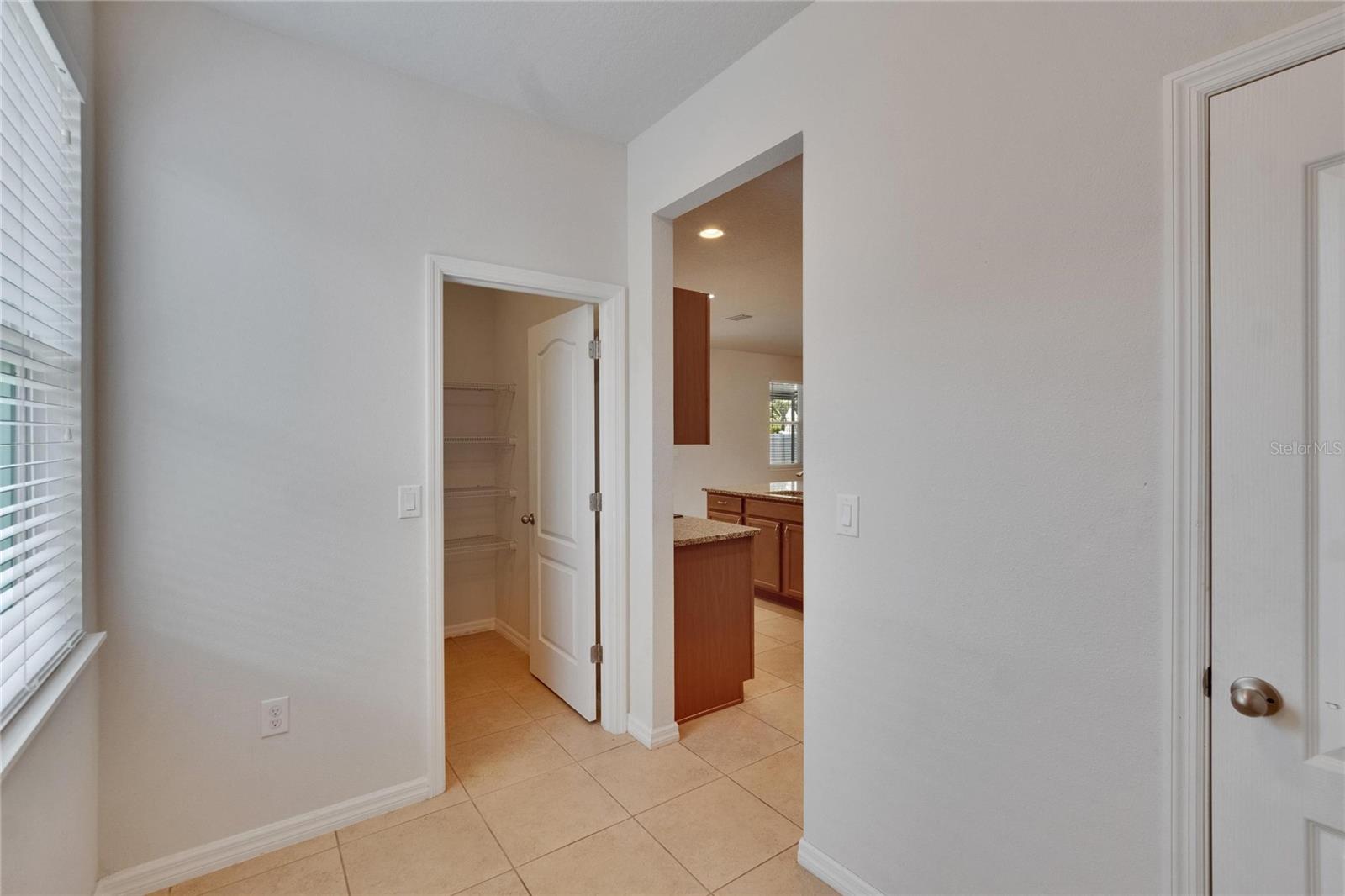 Entrance from garage/mud room to kitchen