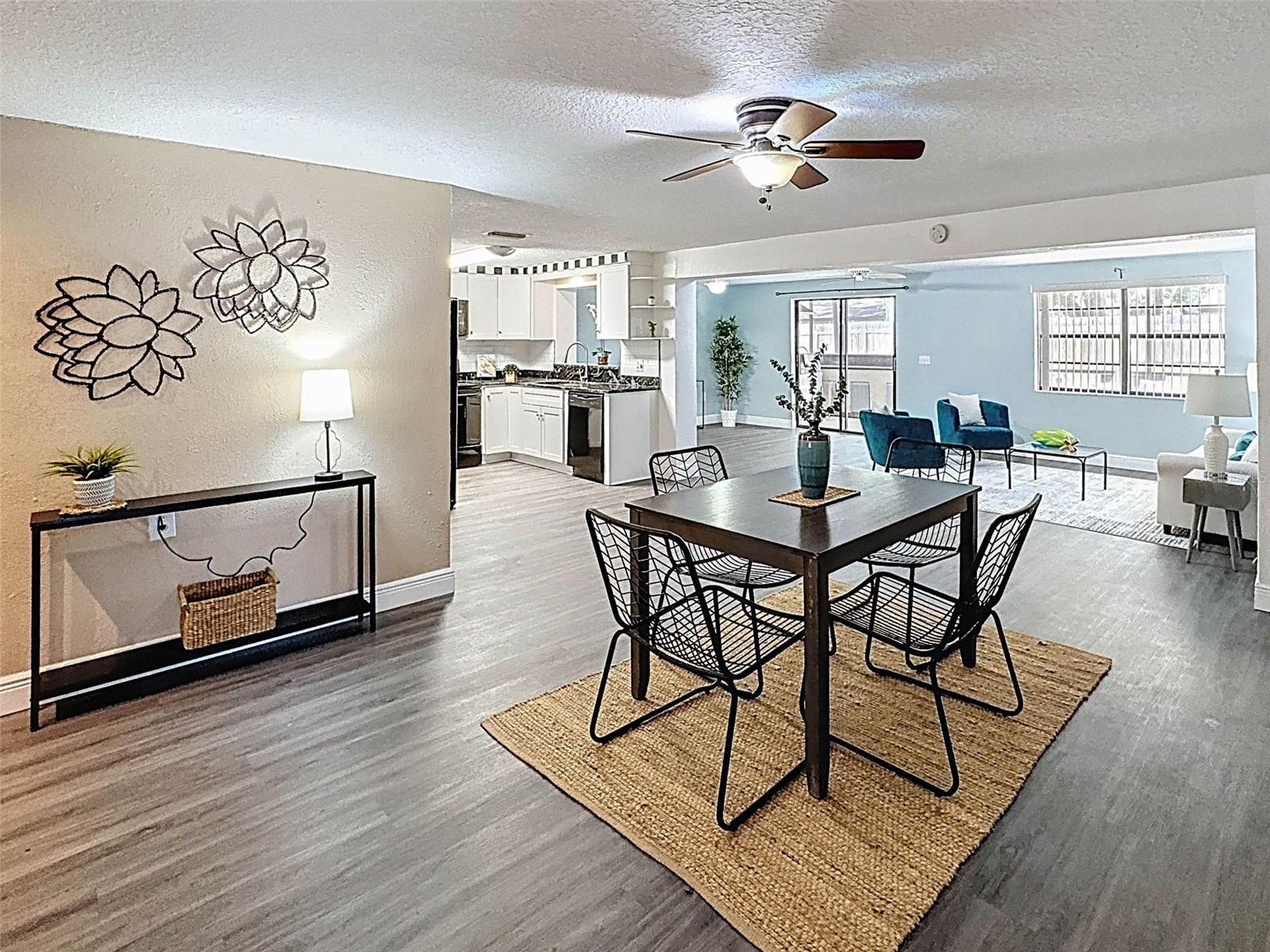 ROOM FOR A VERY LARGE TABLE