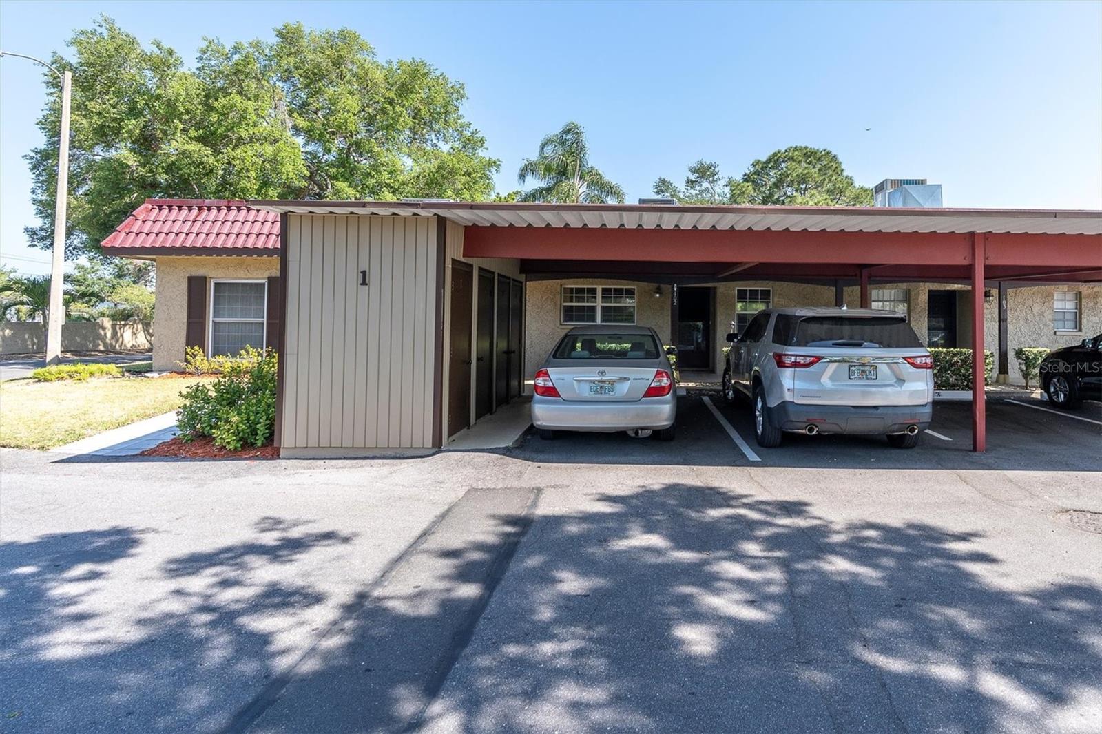 Assigned Covered Carport