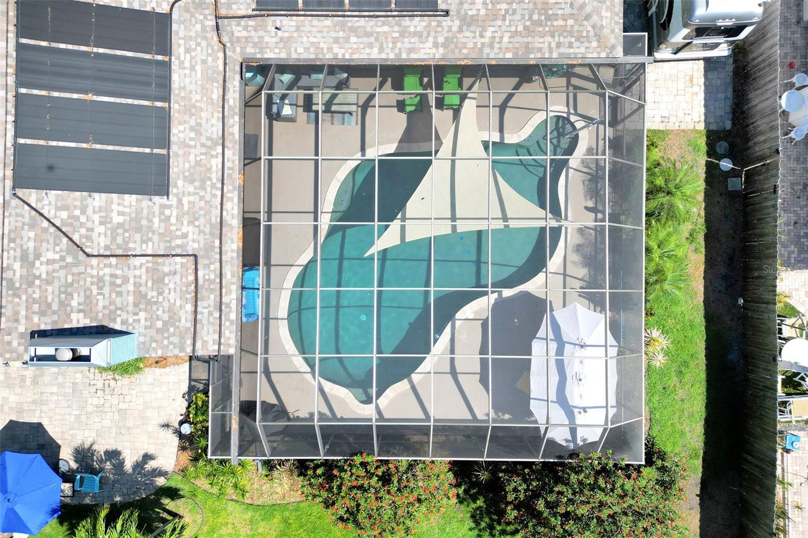 Arial View of Rear of home
