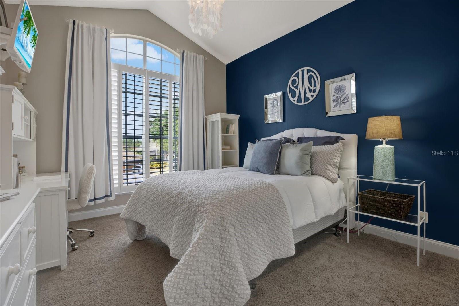 Bedroom 2 with beautiful natural lighting.