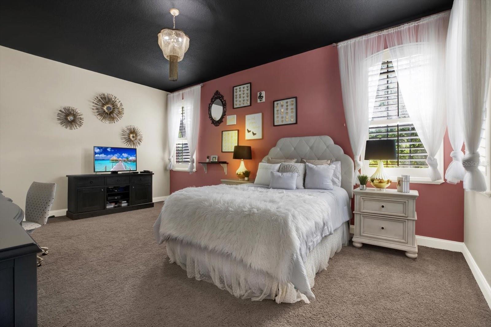 Oversized bedroom 3 can also used as a bonus/game/movie  room.