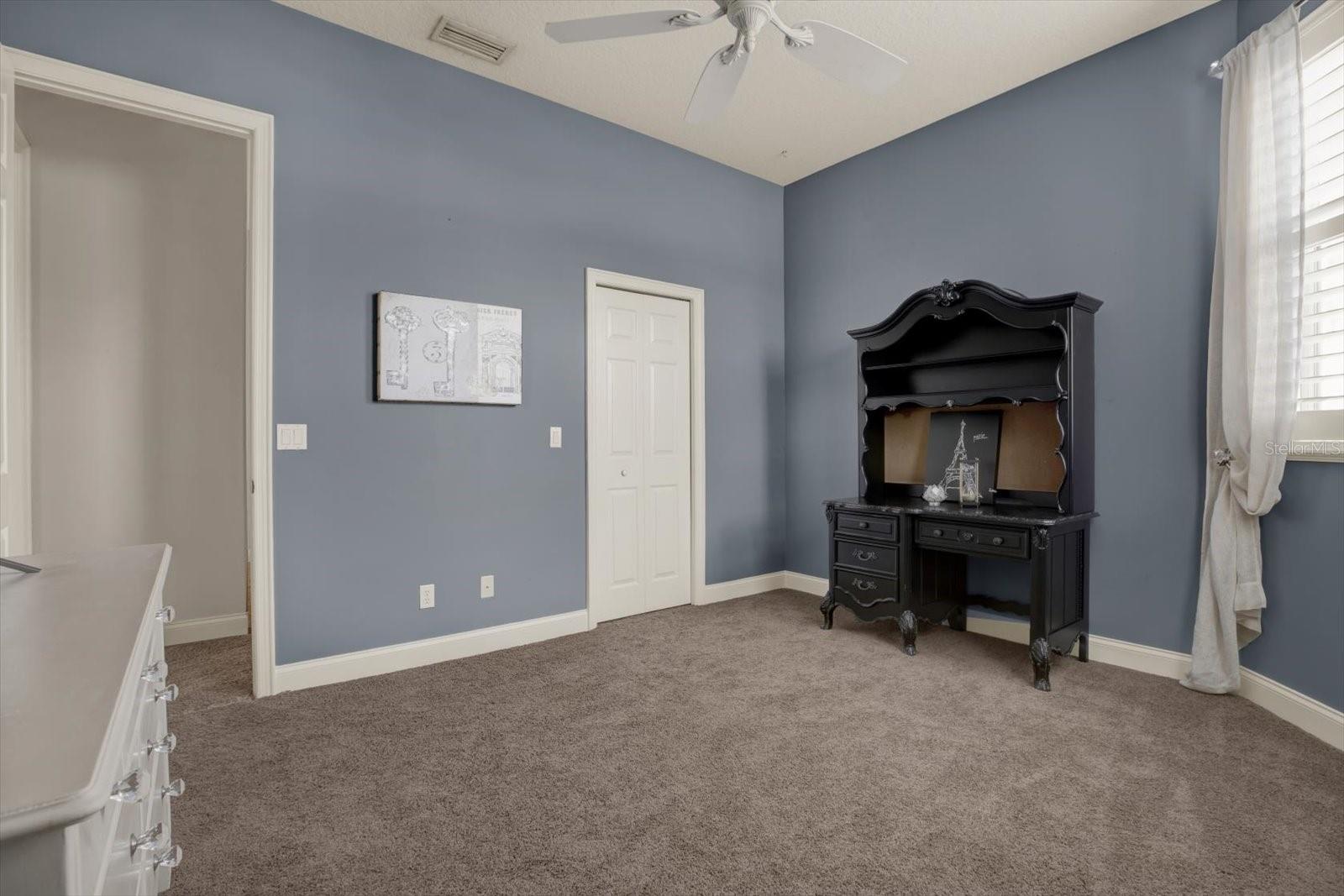 Bedroom 4 with walk in closet.