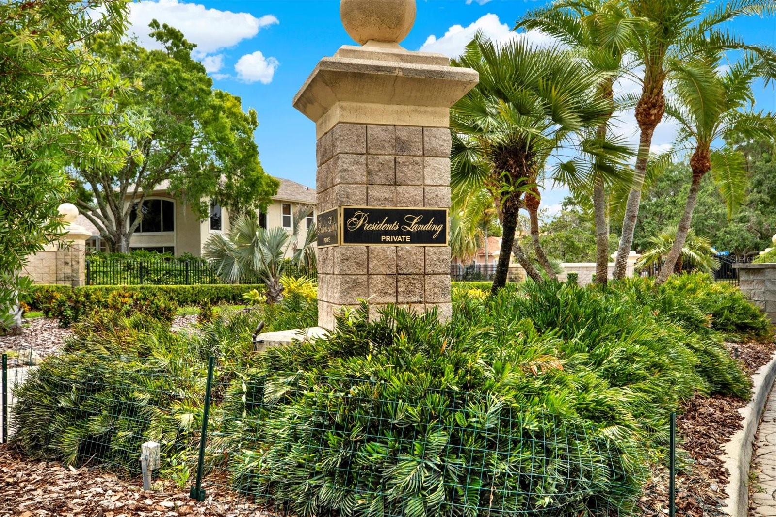 Private Gated Community.
