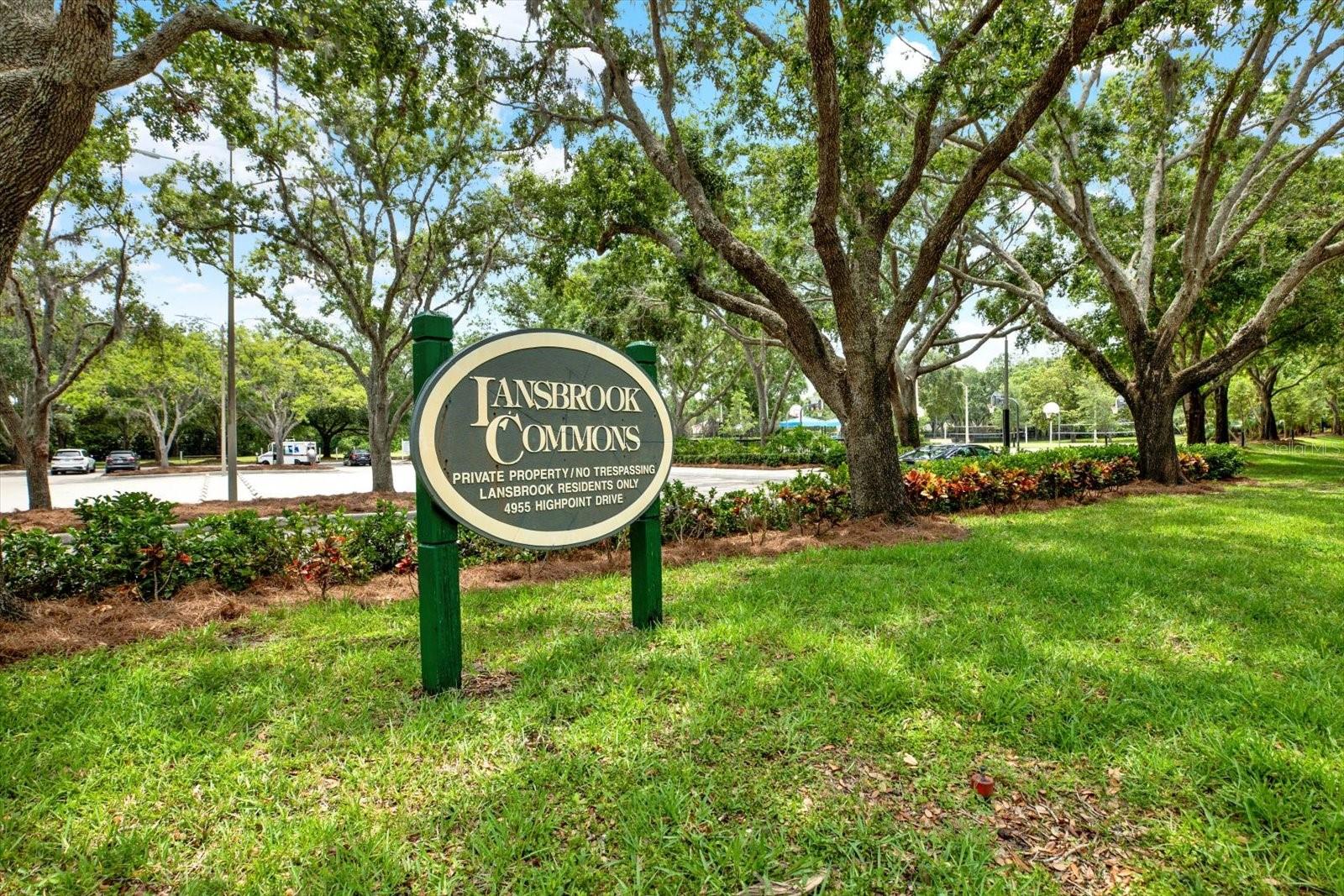 Enjoy all that the Lansbrook community has to offer with plenty of beautiful tree lined walking paths and other recreational sports and playgrounds.