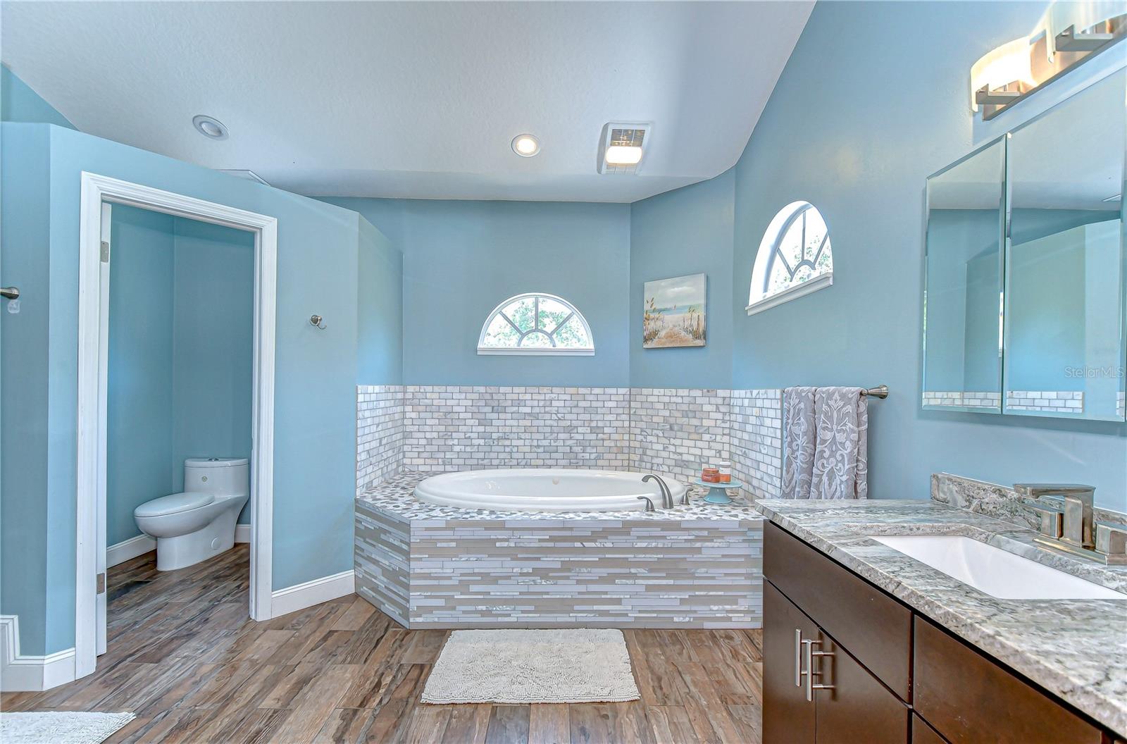 Enjoying soaking in the tub!