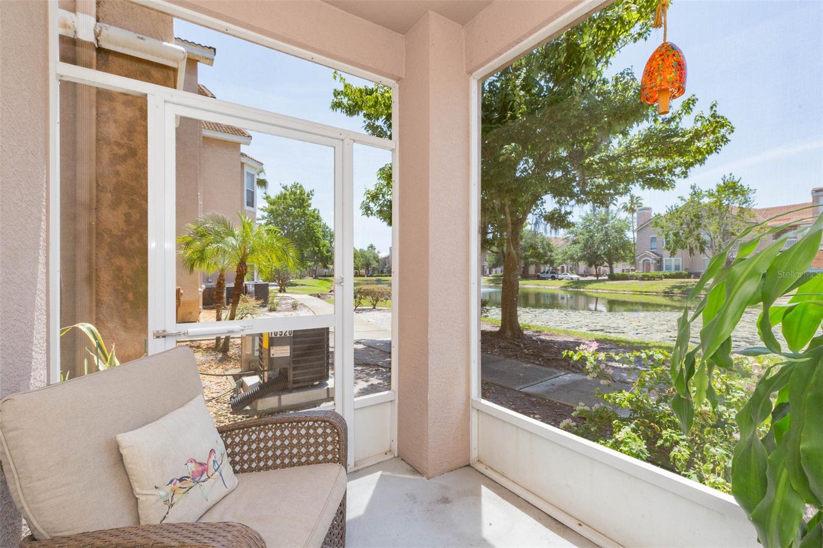 Screened lanai