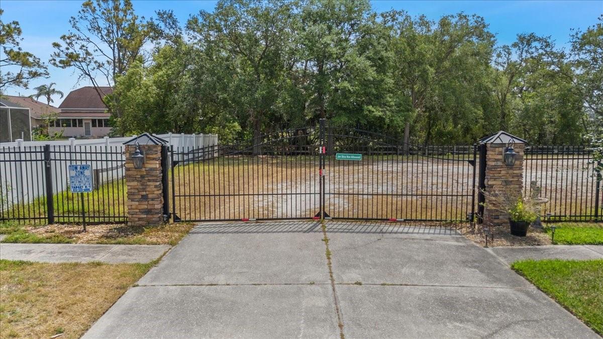 Entrance to Boat Ramp & Dock