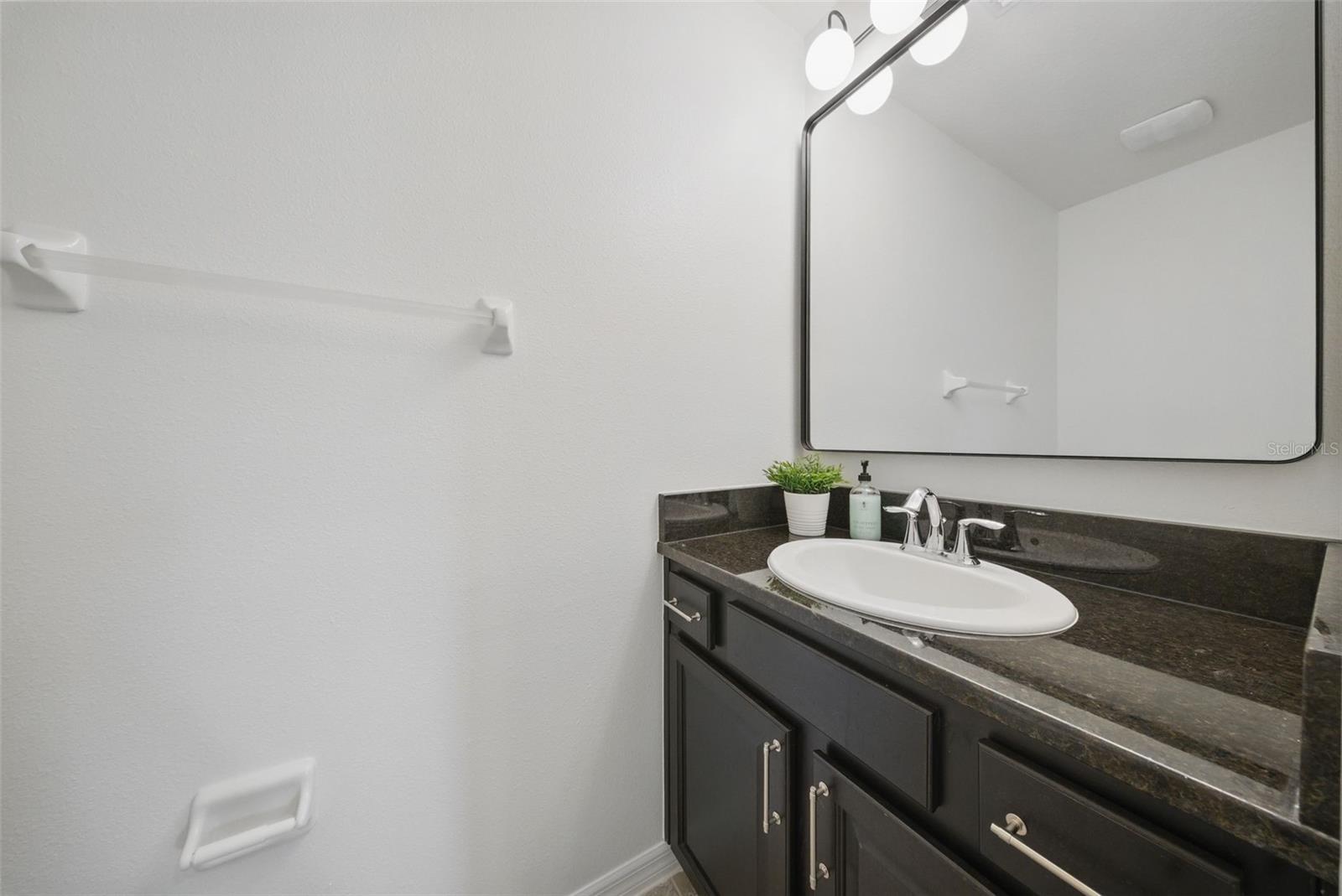 half bath off kitchen