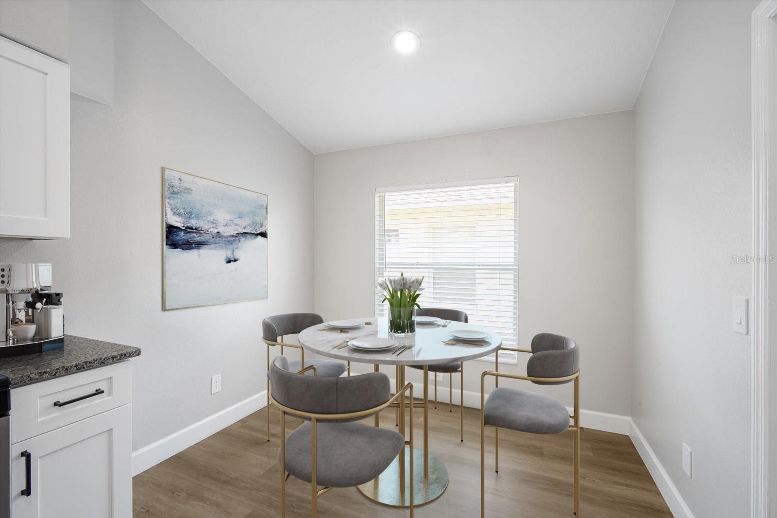 Staged Kitchen Eating Area