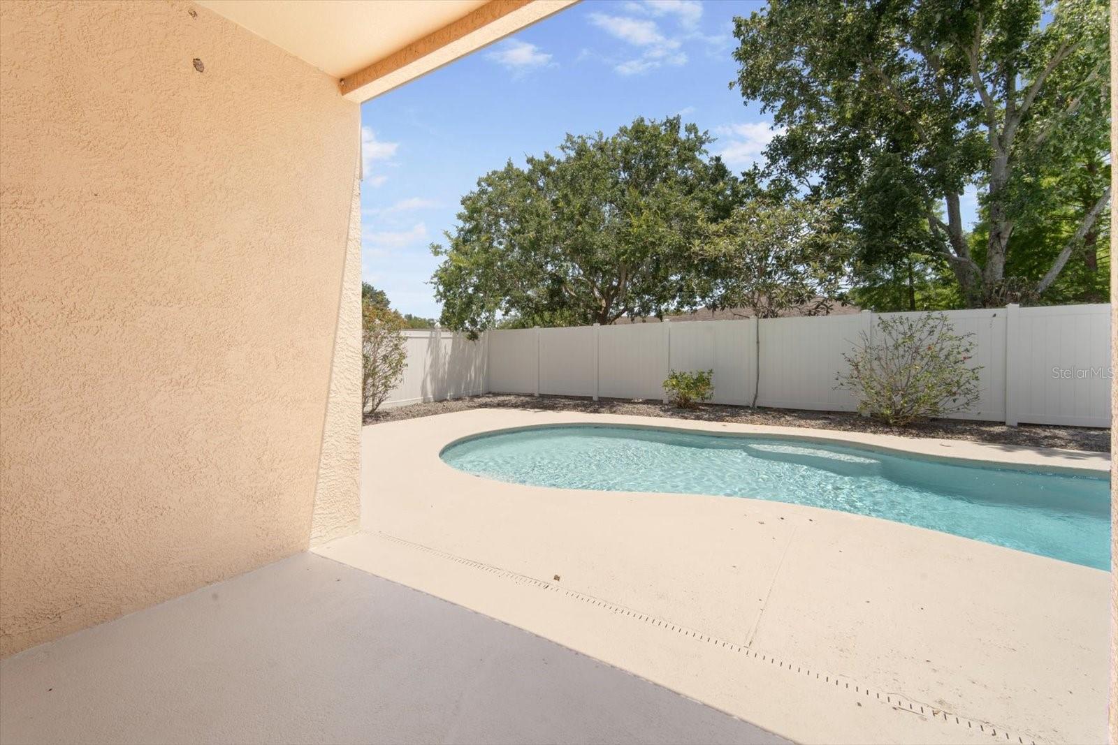 Covered Lanai and Pool View!