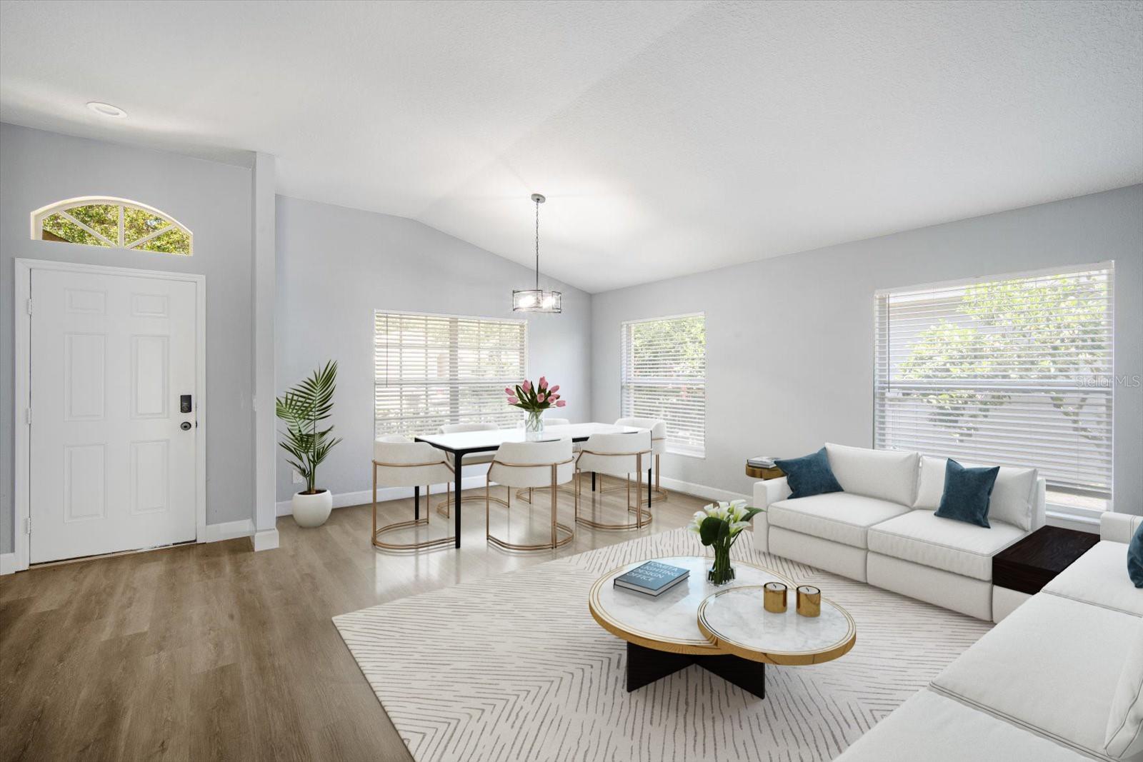 Staged Living/Dining Room