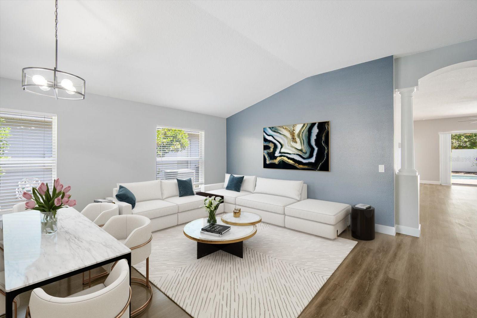 Staged Living Room