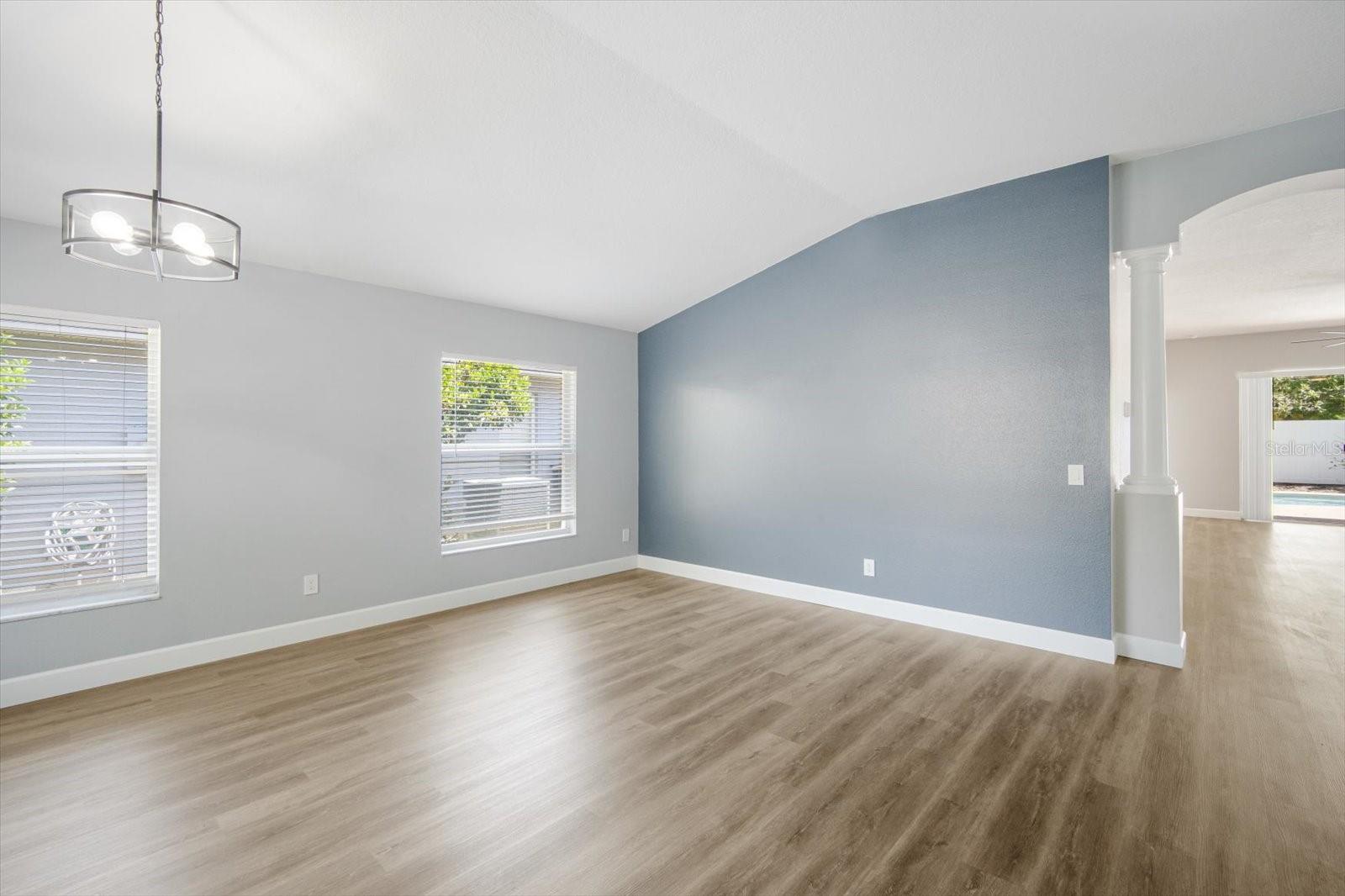 Inviting and Open Living Spaces