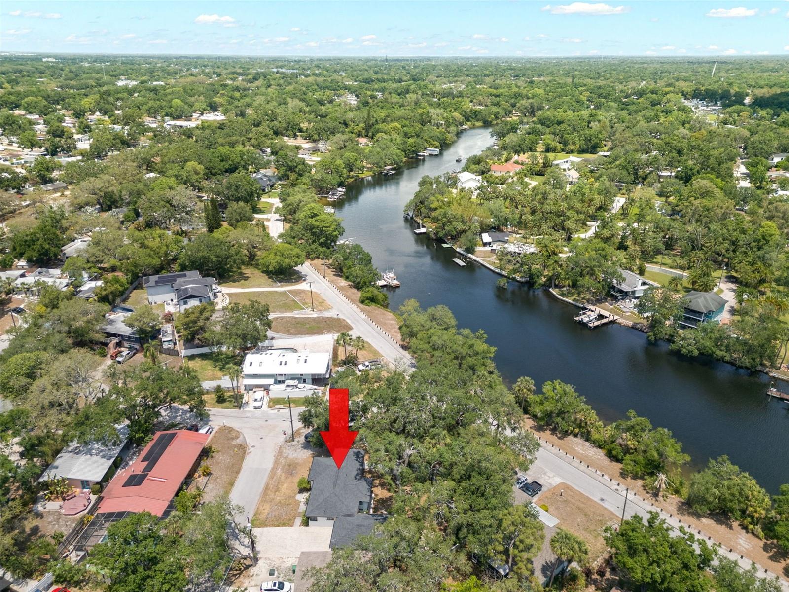 Hillsborough River right across the street