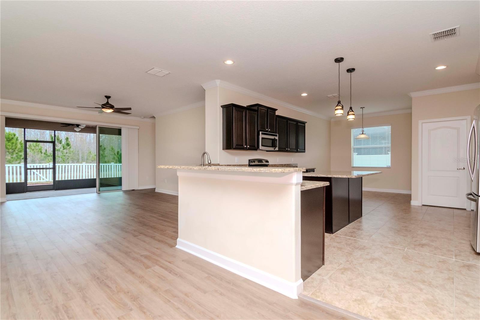 kitchen / living room