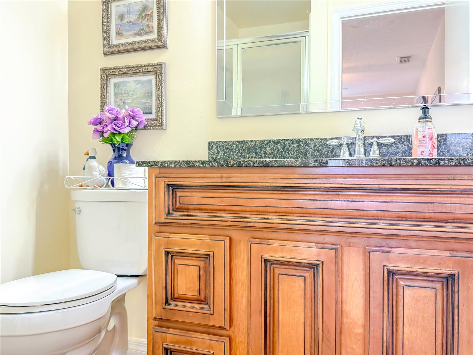 Master bath vanity