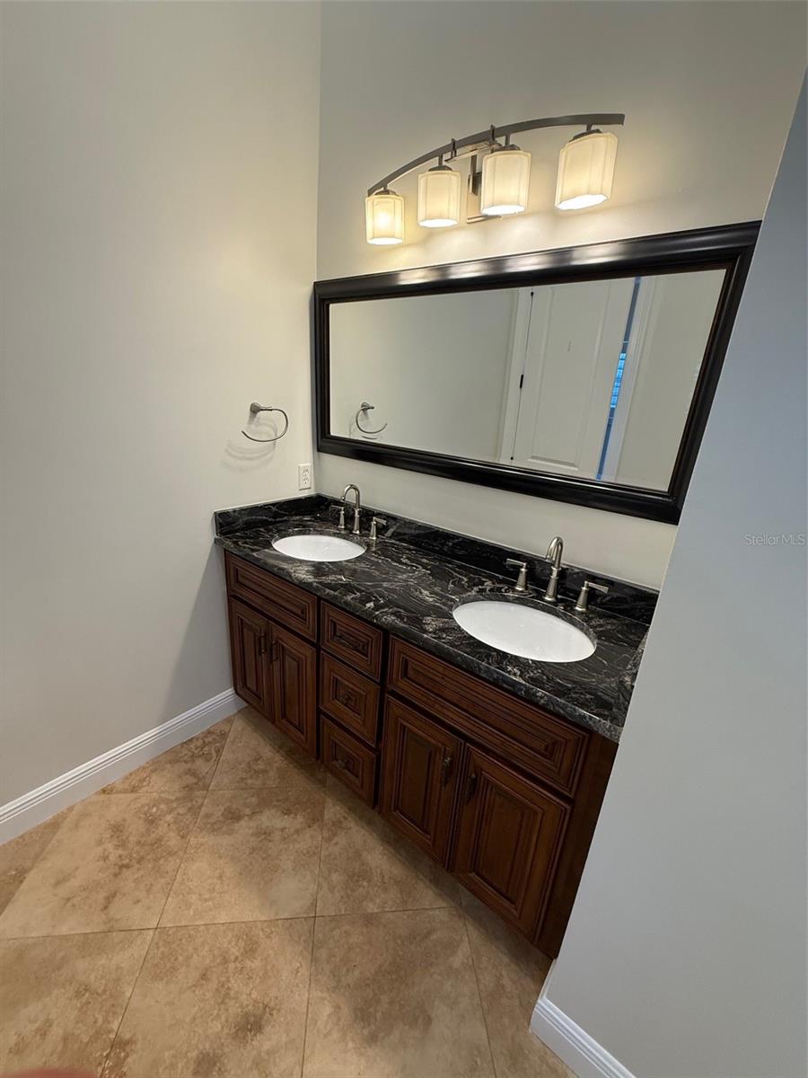 Primary Bathroom Double Vanity