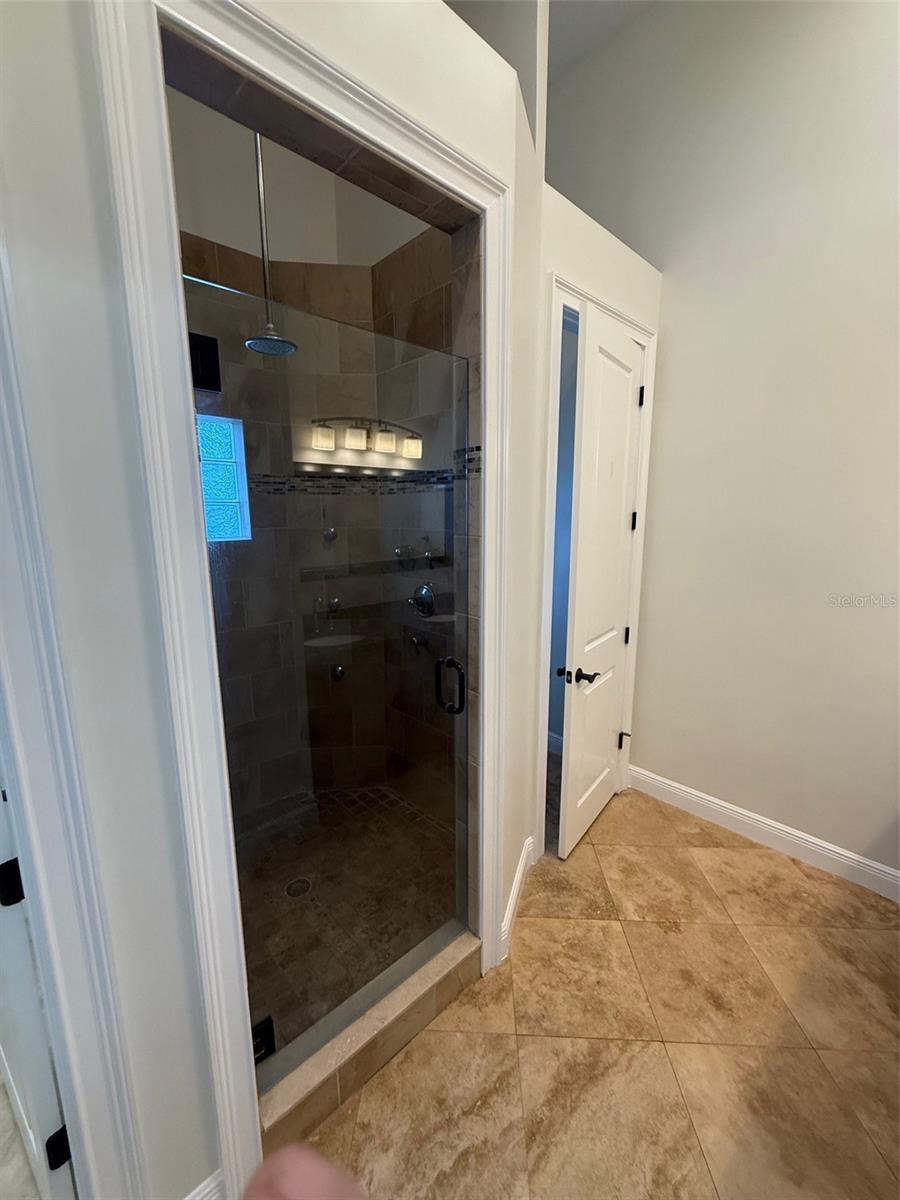 Primary Shower and Water Closet