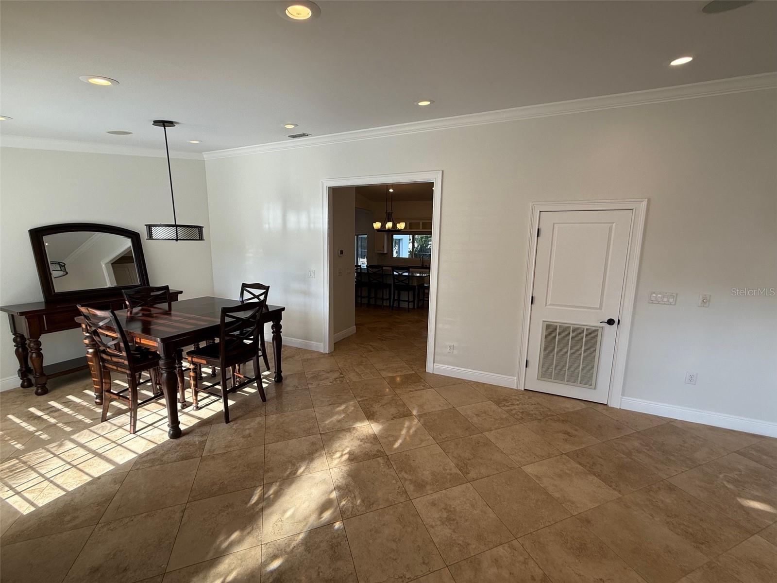Front Dining room/flex/AC Closet