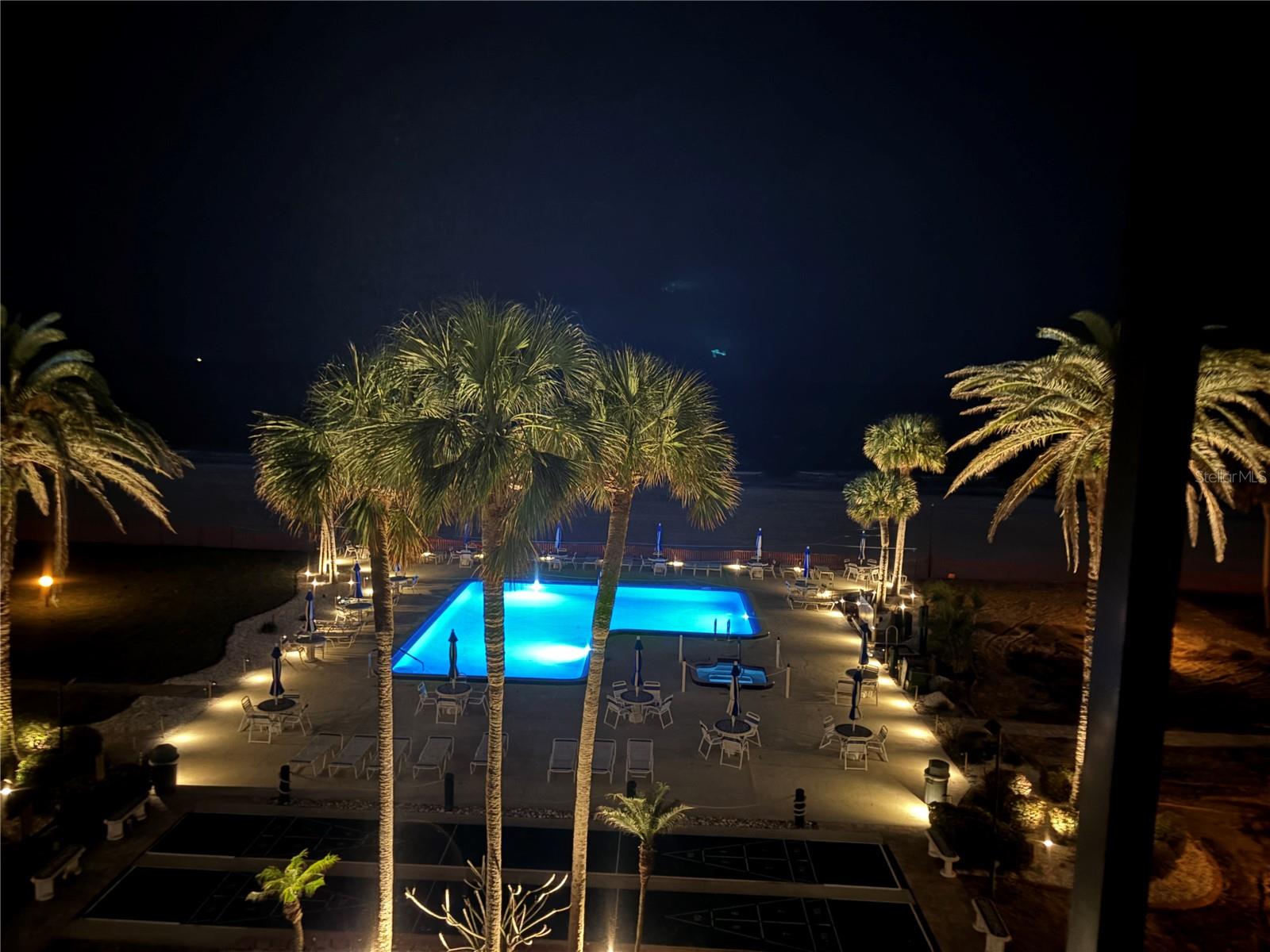 Evening View From Balcony