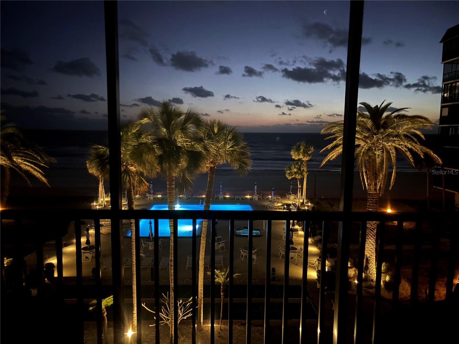 Evening View From Balcony
