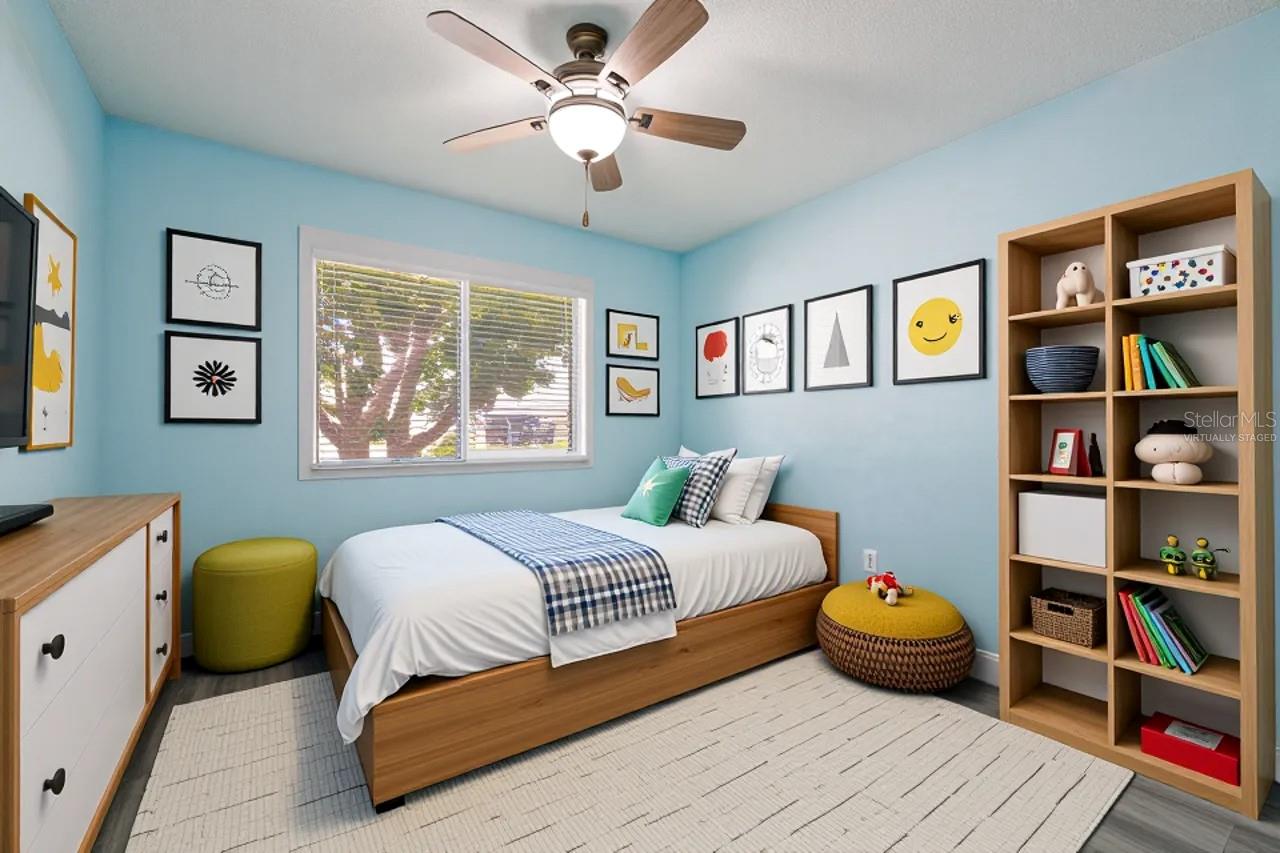 Virtually Staged - Second Bedroom