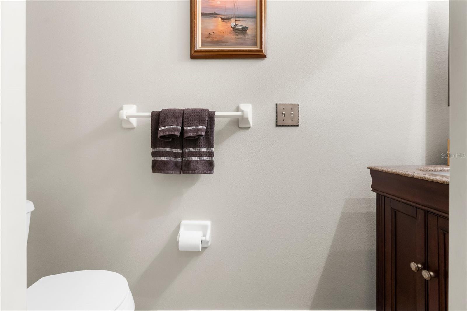 half bath on first floor