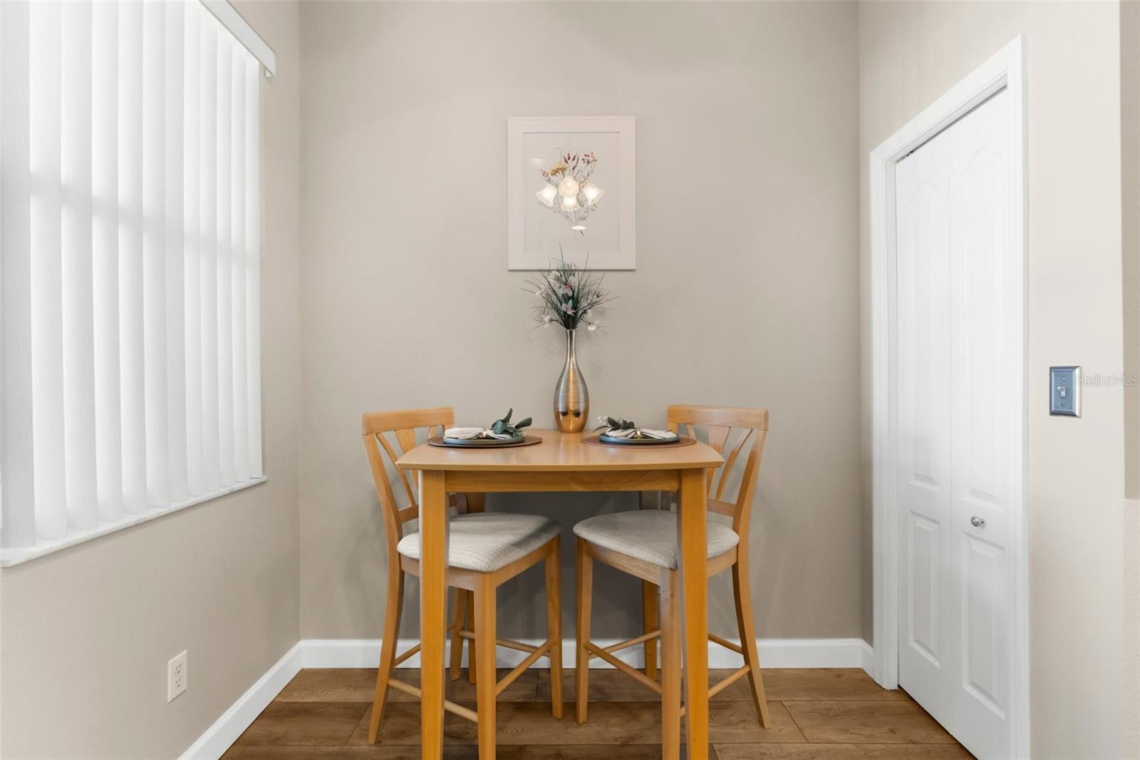 side nook in the kitchen