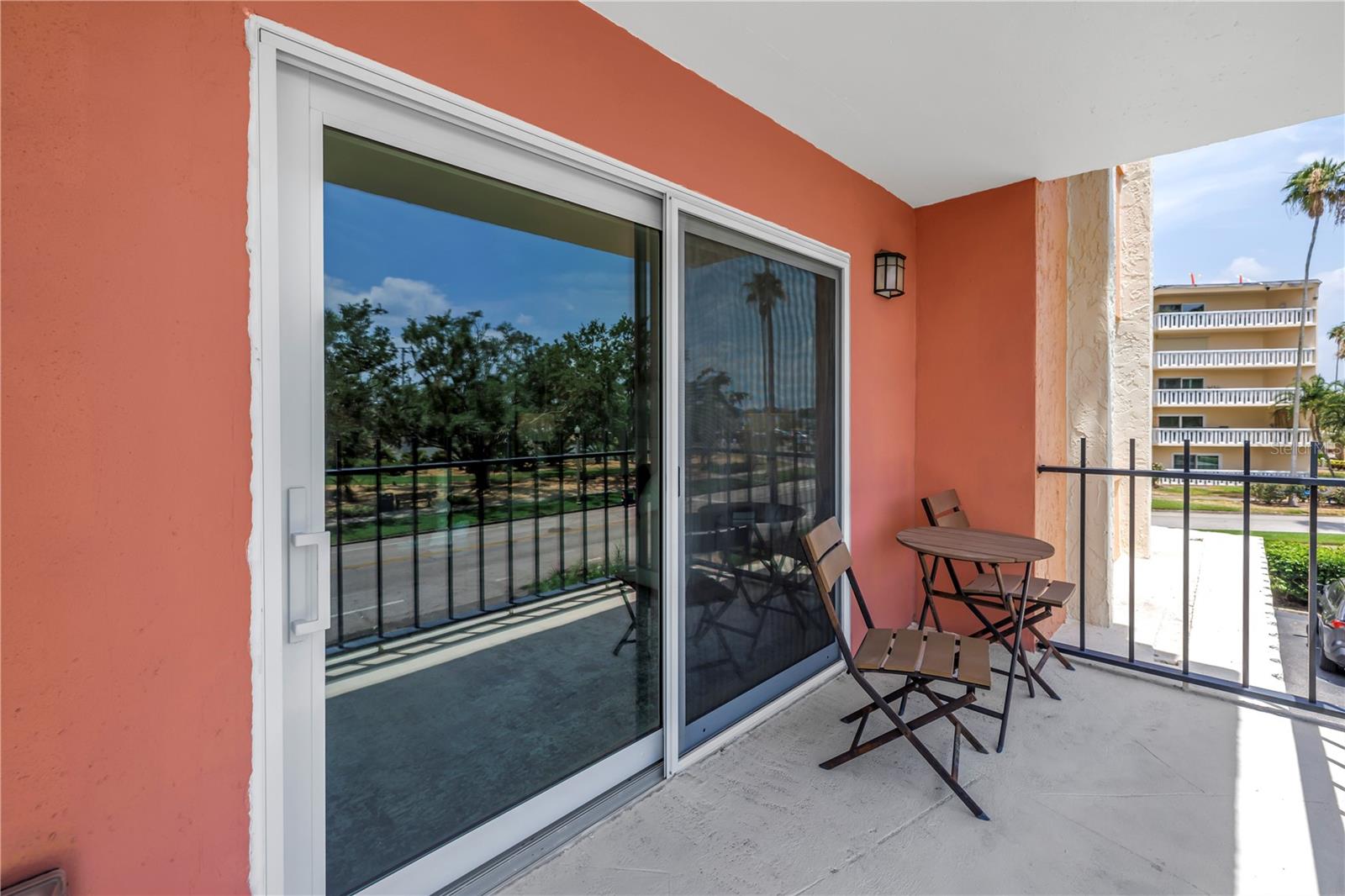 Balcony & hurricane rated sliding doors